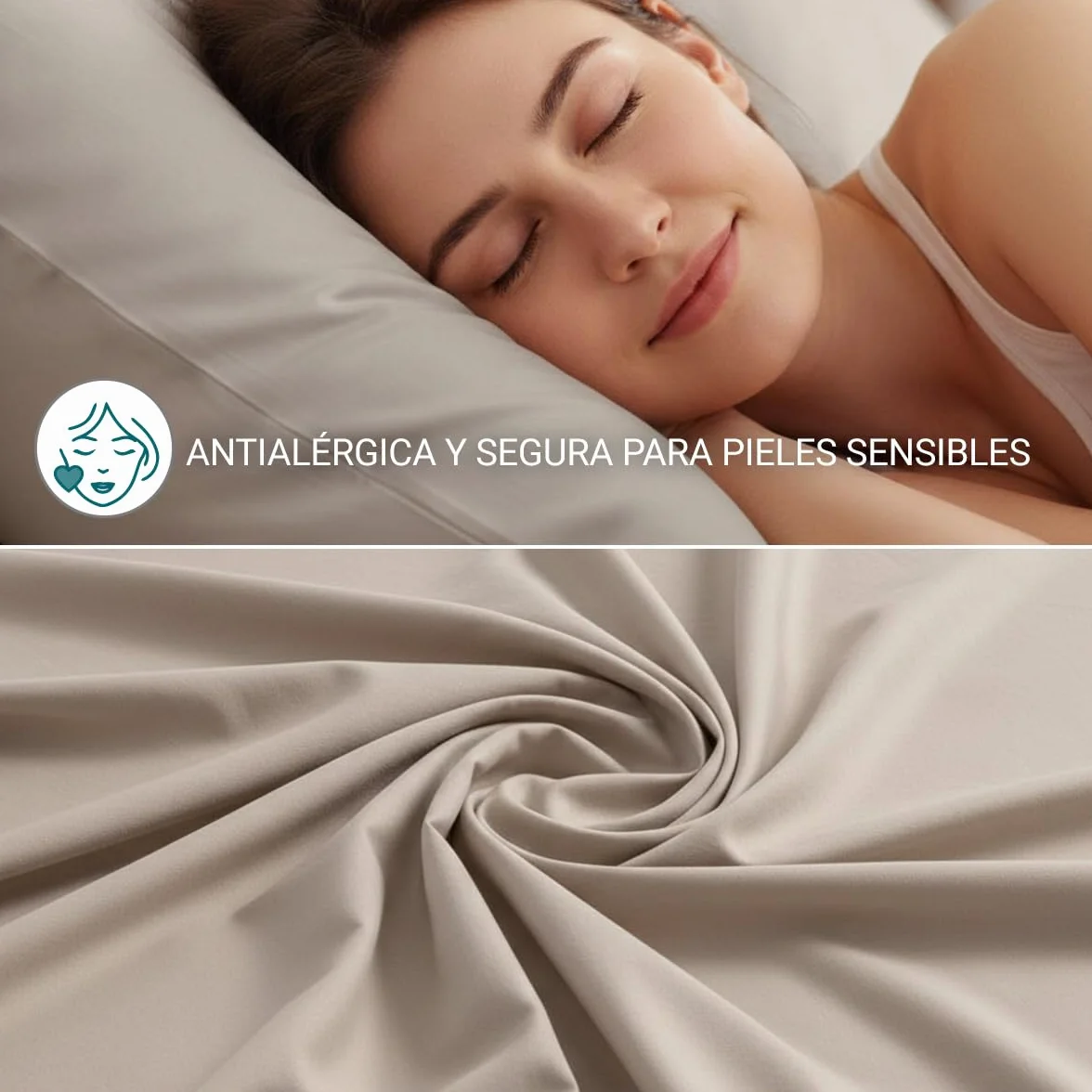 Federa per cuscino 45 x 70 cm Pack 2 100% cotone ipoallergenico