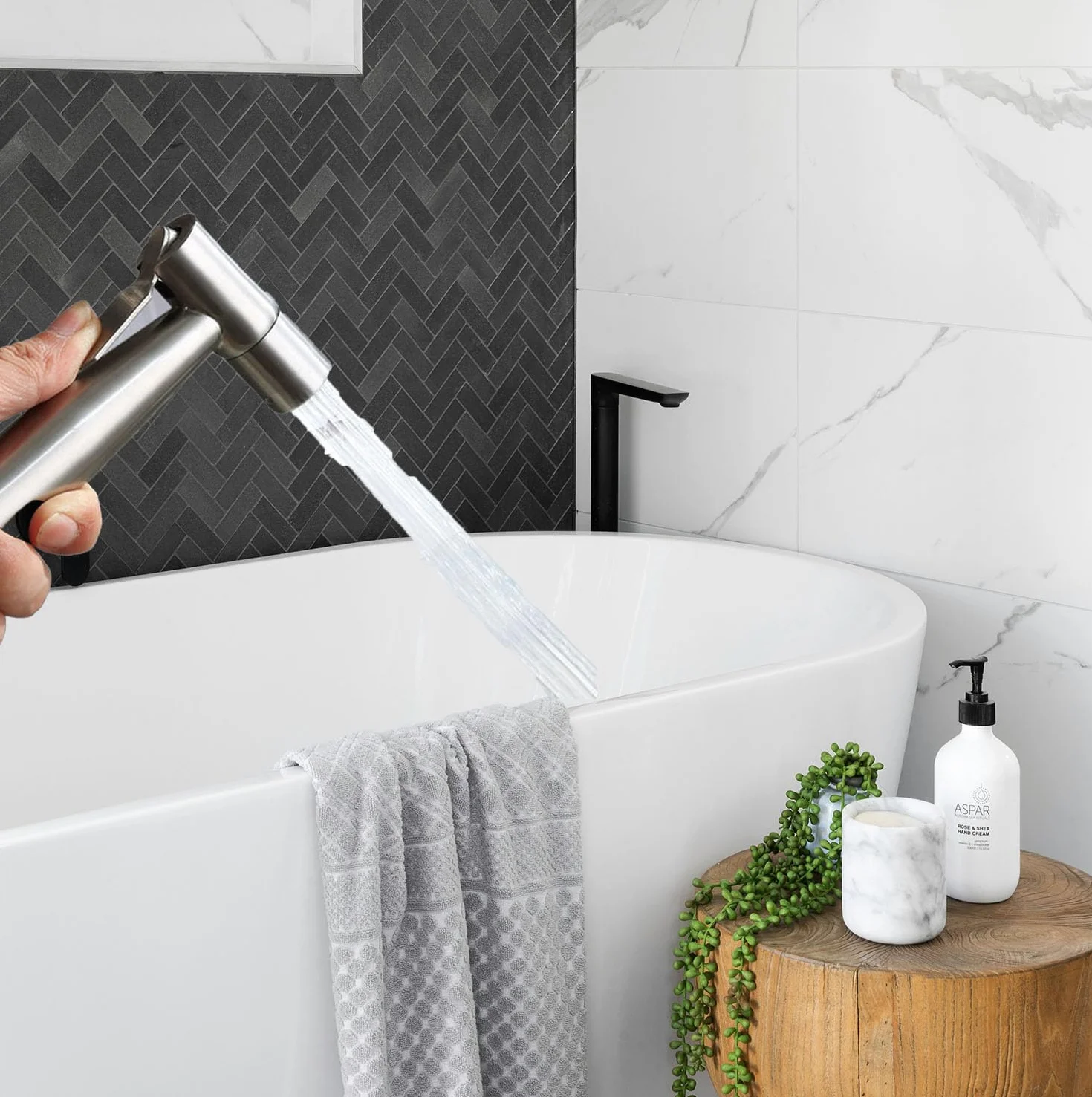 Spruzzatore per bidet a mano Doccetta WC 2 pezzi