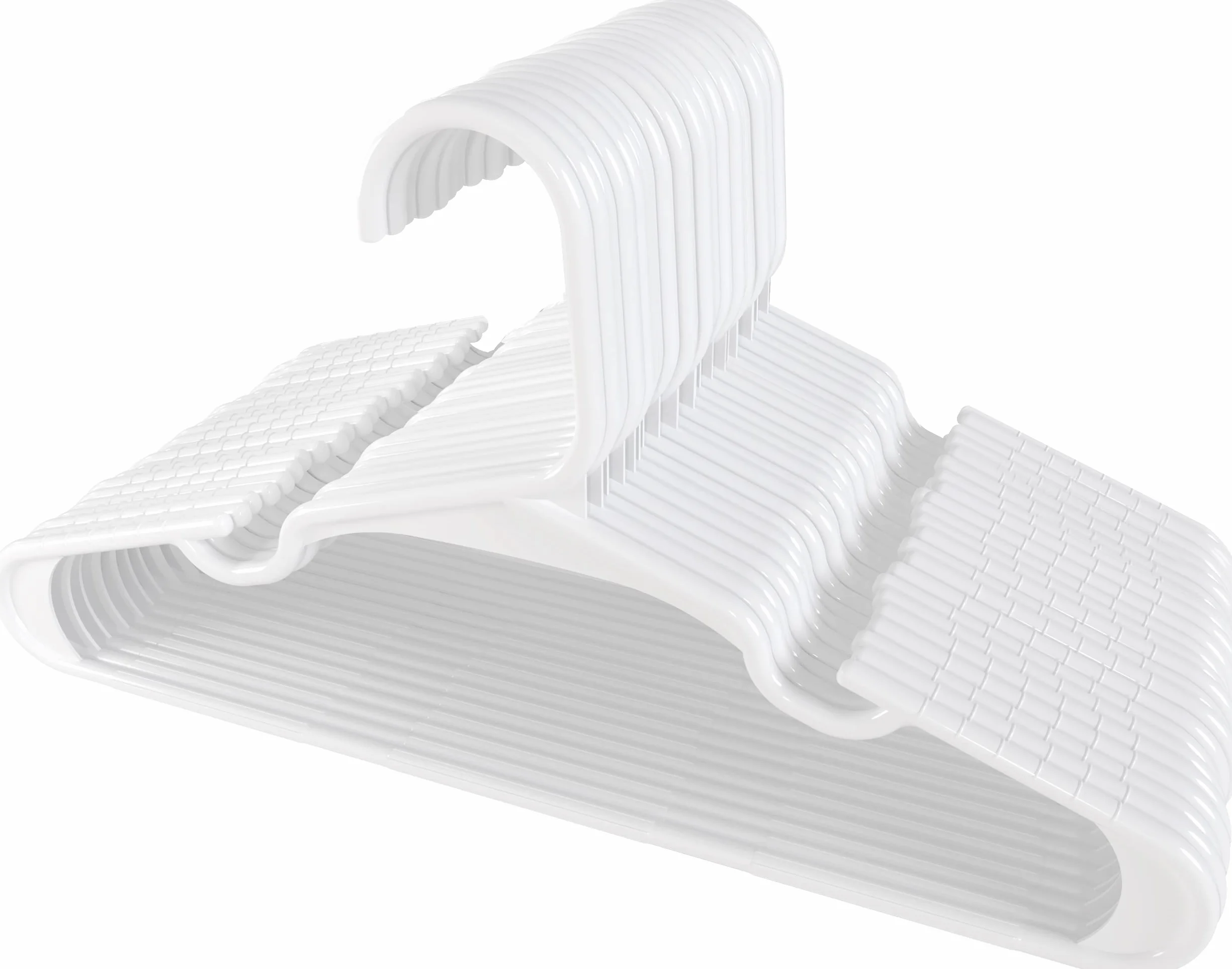 Utopia Home Appendiabiti per Bambini e Neonati, 40 Pack – Grucce Sottili, Durevoli, Salvaspazio, Bianco