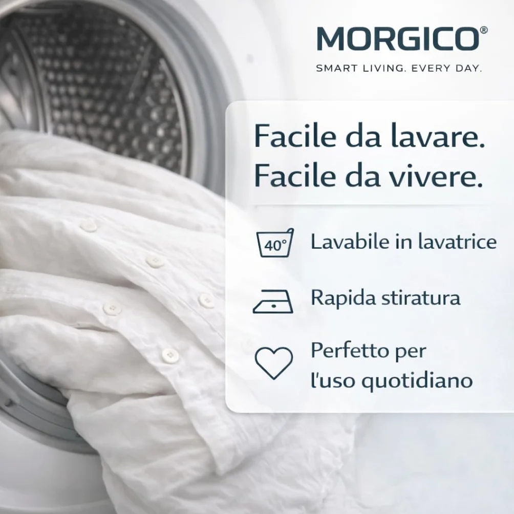 Set 2 Pezzi Federe Cuscino 52x82 cm con Bottoni in Cotone 100% Lavabile Rosa Confetto