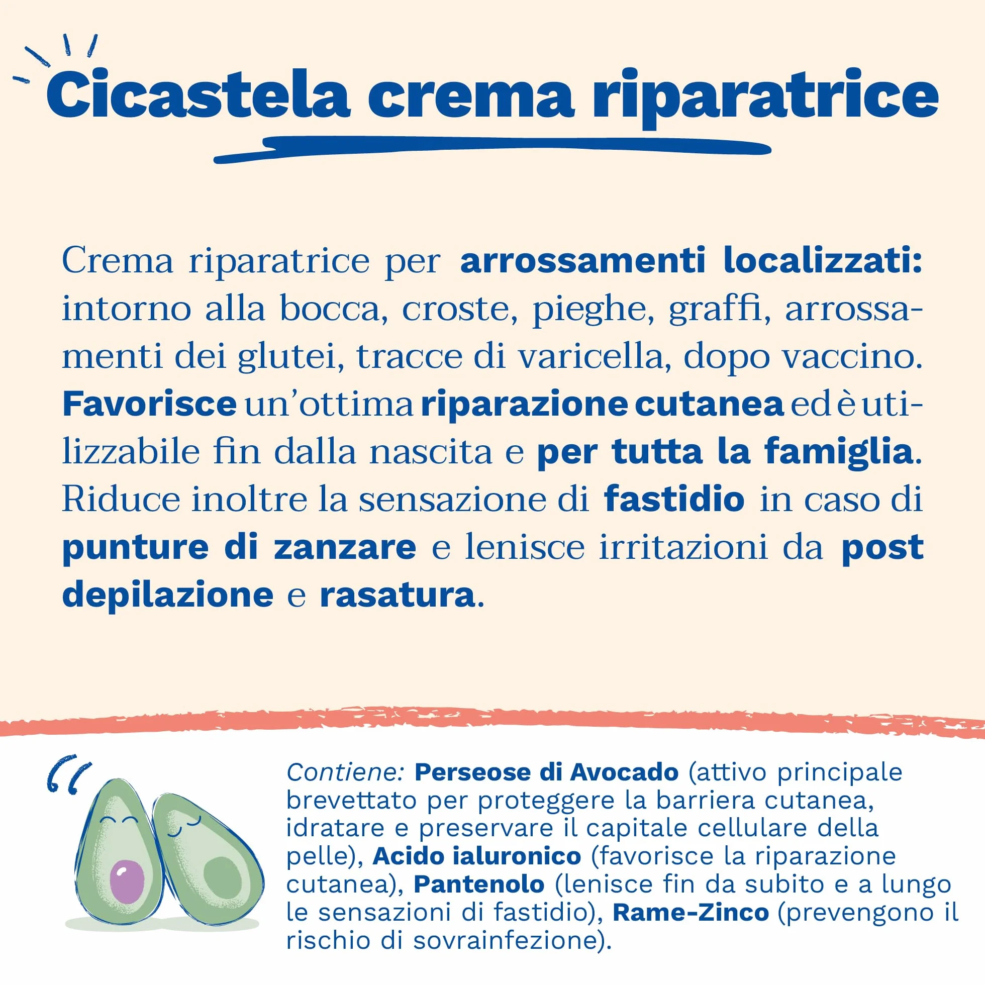 Mustela Cicastela Crema Riparatrice 40ml Viso Corpo Neonati Pelle Arrossata Graffi Varicella