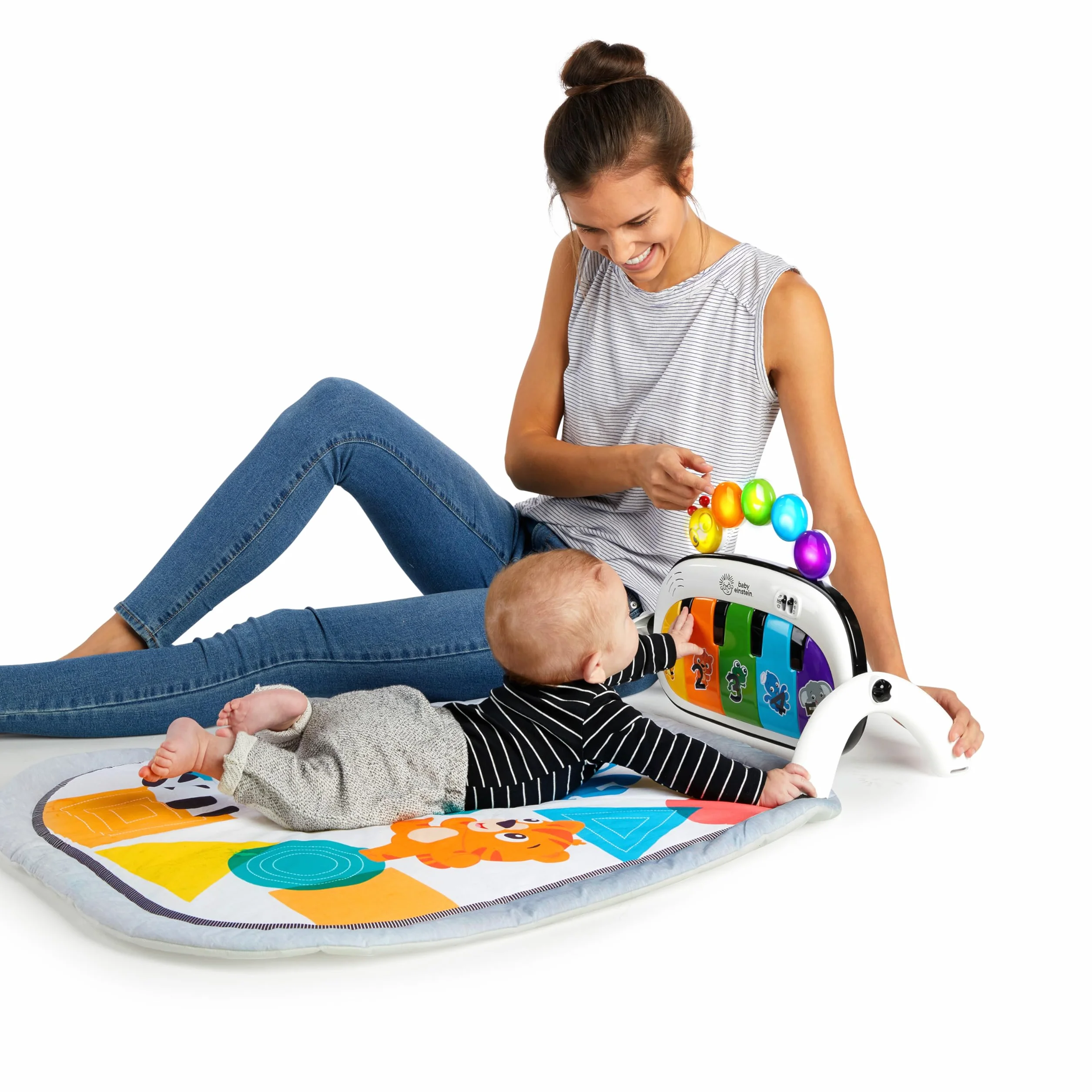 Baby Einstein Kickin' Tunes 4in1 Palestrina Multiattivita Musicale per Bambini con Pianoforte, 70+ Suoni, Luci, Arco di Gioco
