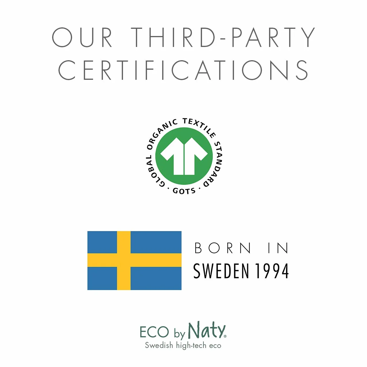 Eco by Naty Nappy Bag Green GOTS Certified Organic Cotton Magnetic Closure