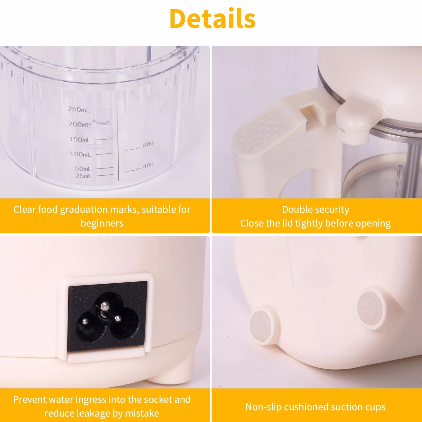 Cuocipappa Baby Food Maker Multifunzione Vapore Sterilizzato Riscalda Robot Cucina