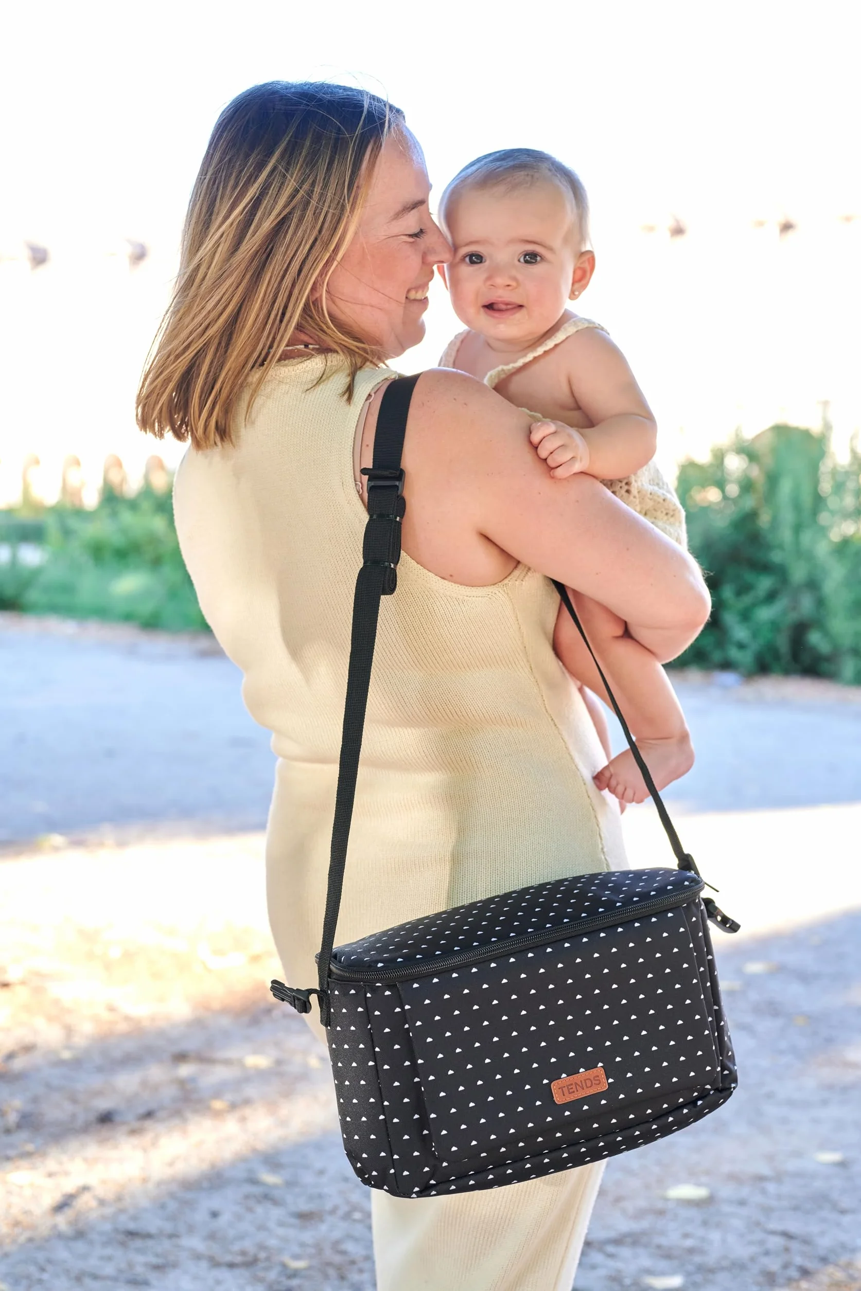 TENDS Borsa Passeggino Universale e per Carrozzina - Borsa Neonato Ospedale - Borsa Cambio e Fasciatoio Neonato - Organizer Passeggino - Borsa Mamma e Maternità Baby e Mummy Bag