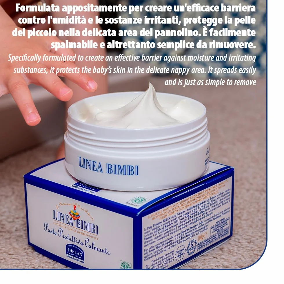 Helan Linea Bimbi Bio Pasta Protettiva Calmante Crema Cambio Pannolino 100g