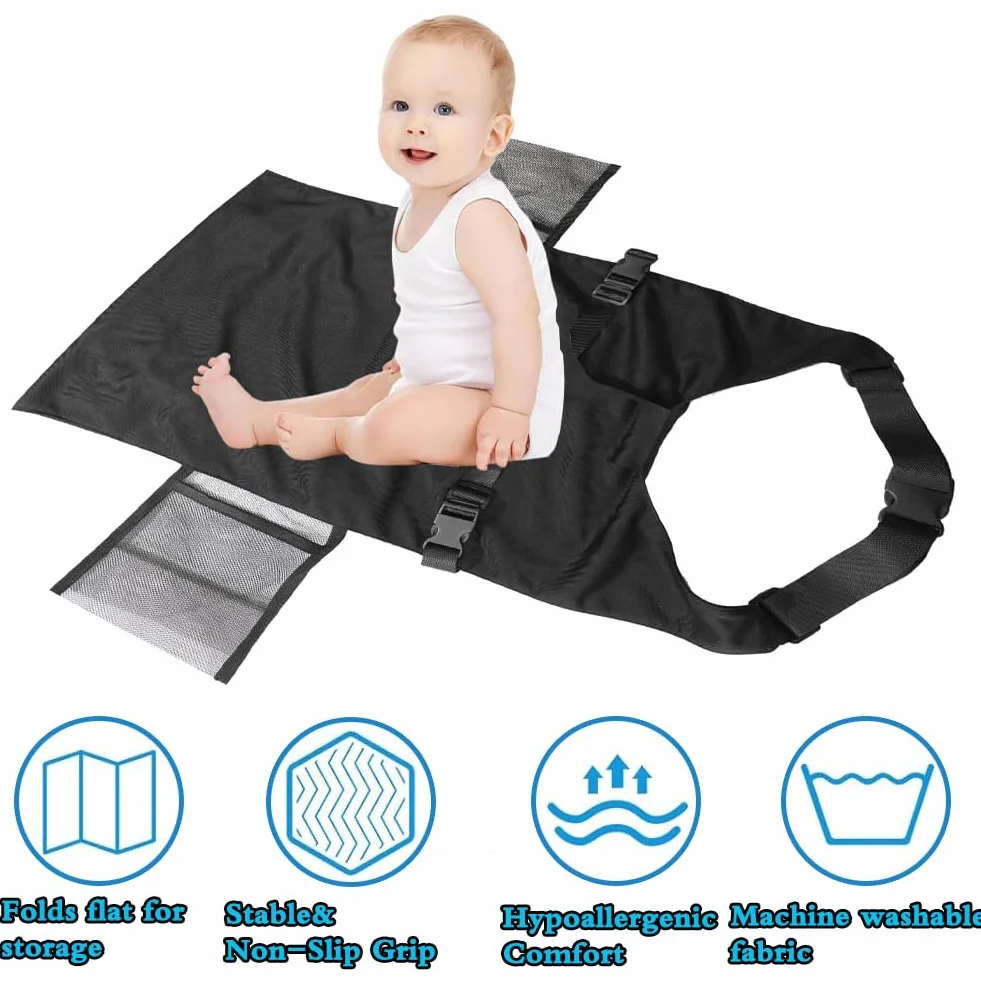 Lettino Viaggio Bambini per Aereo Culla da Viaggio Neonato Portatile Amaca Sedia Estensione Sedile per Dormire