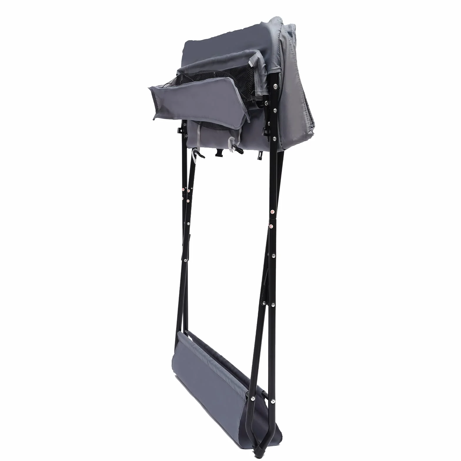 Fasciatoio portatile pieghevole per neonati con cintura di sicurezza 80x63x96 cm