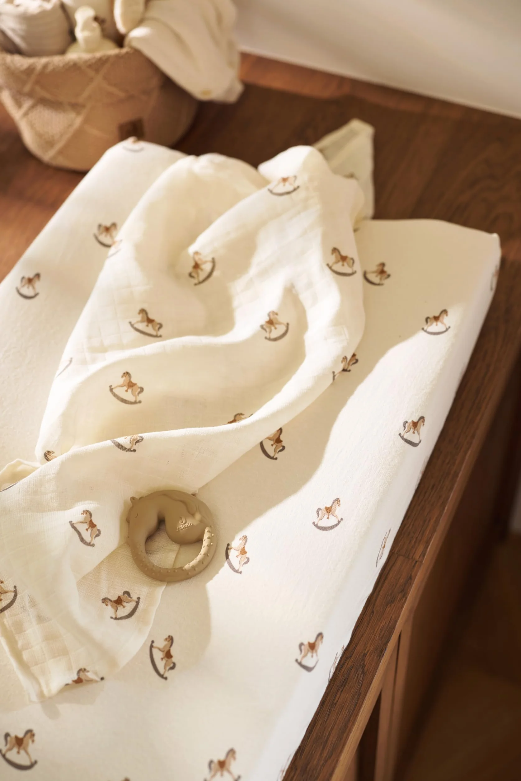 Jollein Panno in mussola per bambini 115x115 cm 100% cotone Oeko-Tex confezione da 2 pezzi