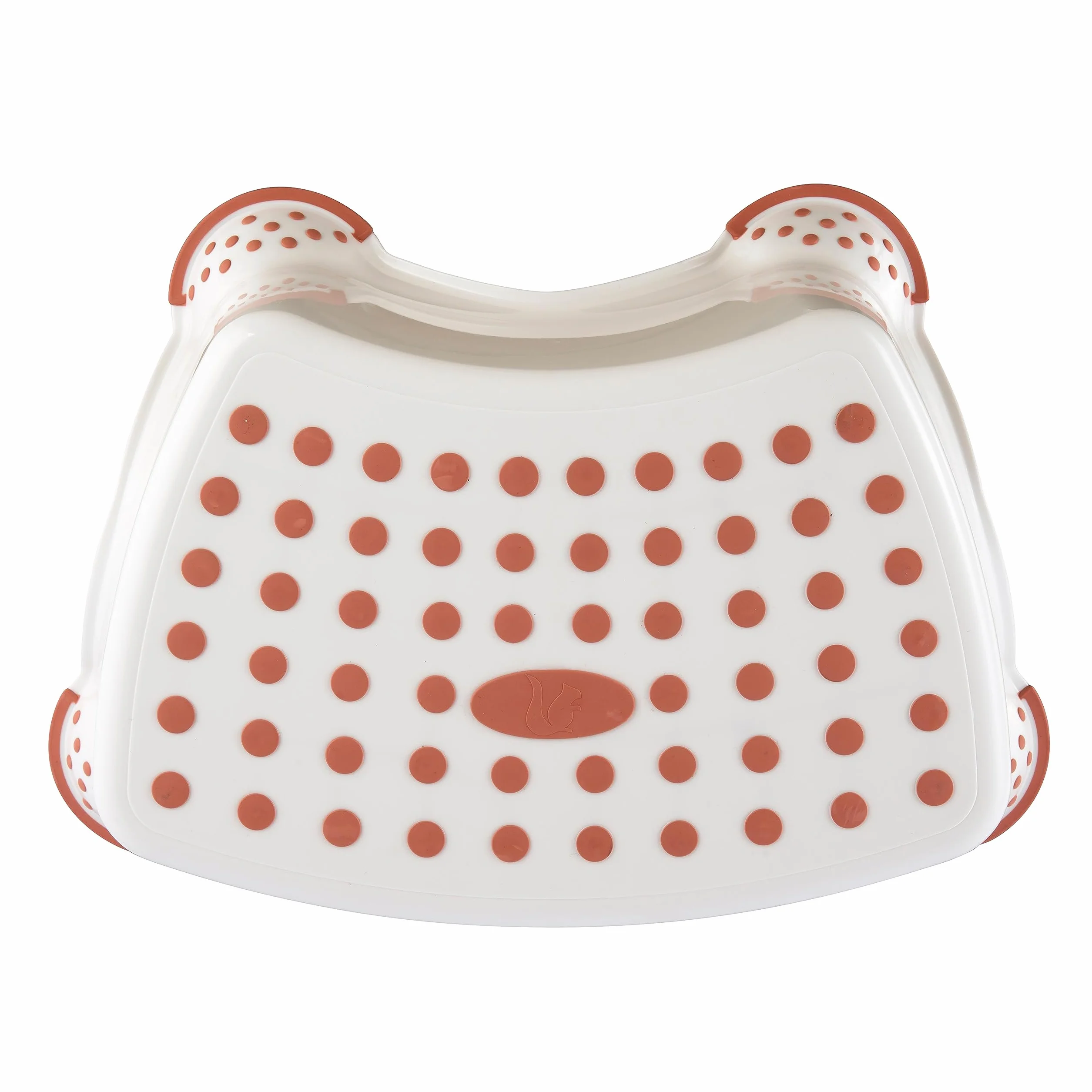 Keeper Scaletta a 1 Gradino Arcobaleno per Bambini Antiscivolo Bianco