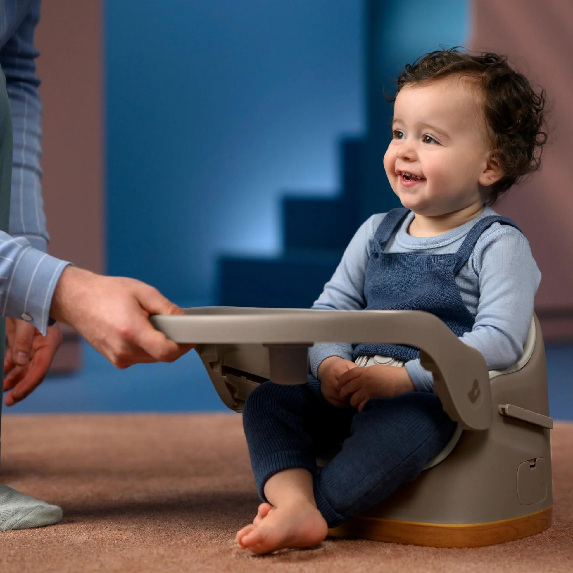 Maxi-Cosi Jay Rialzo Sedia Bambini da Tavolo 2 in 1, 6 Mesi - 3 Anni, 9-15 kg, Elegance Beige