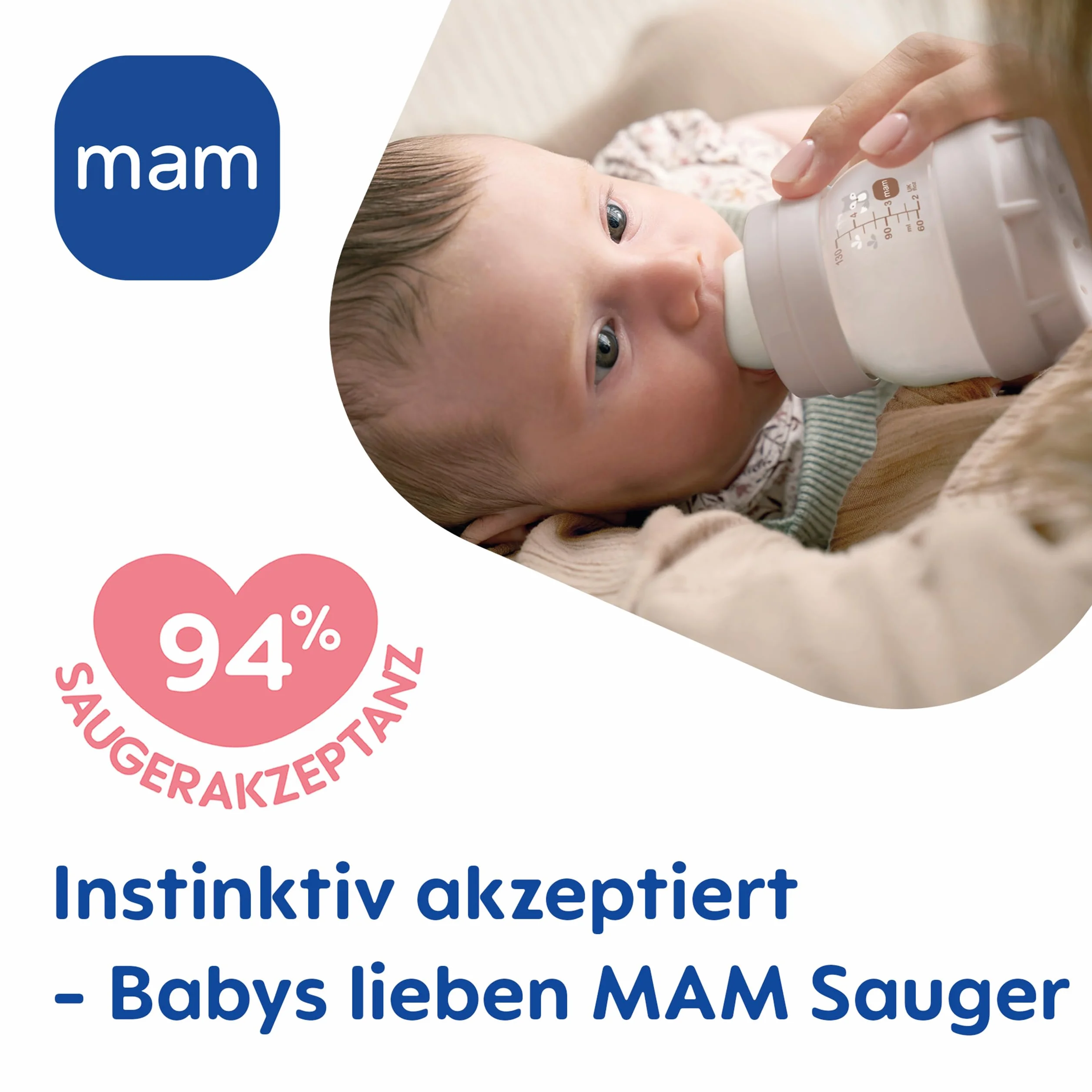 MAM 99964100 Set di 4 tettarelle, misura X