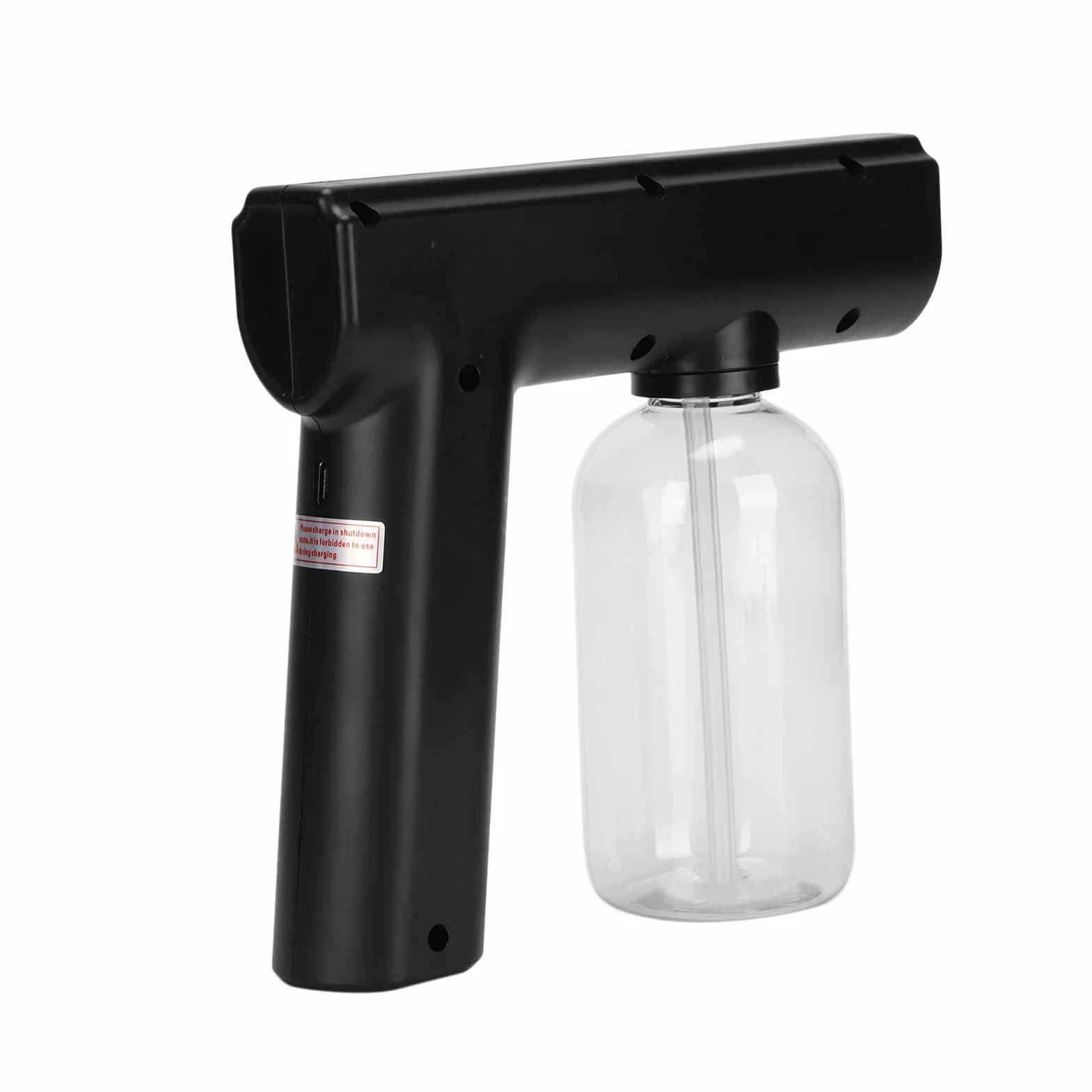 Pistola per Nebulizzazione Nanometrica Portatile Spruzzatore Wireless Elettrico Multifunzionale Nero