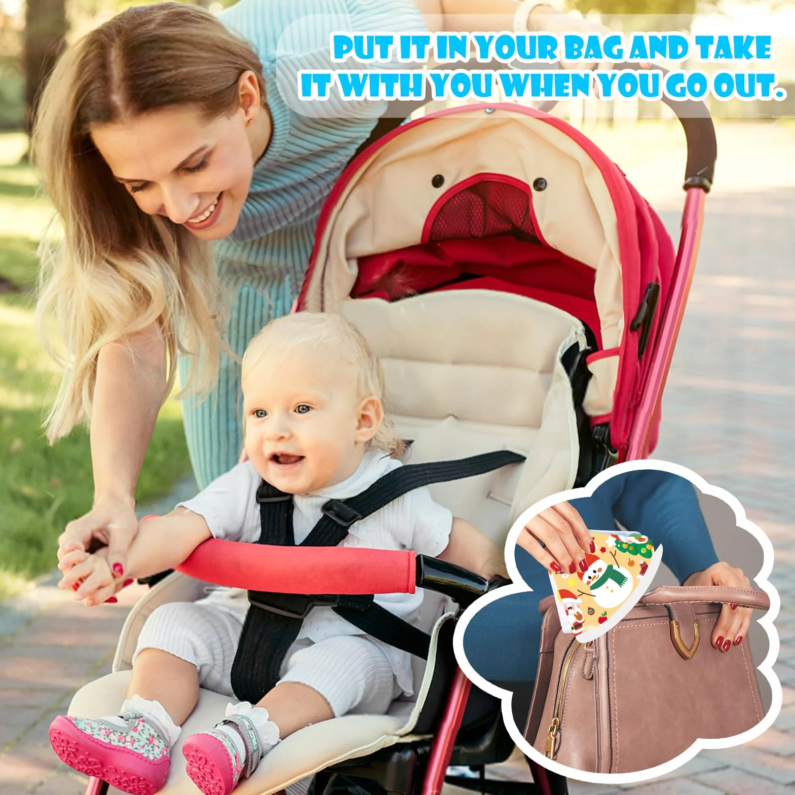 Coperture protettive per pipa per bambini riutilizzabili con forte assorbimento dell'acqua accessorio cambio pannolini regalo neonati