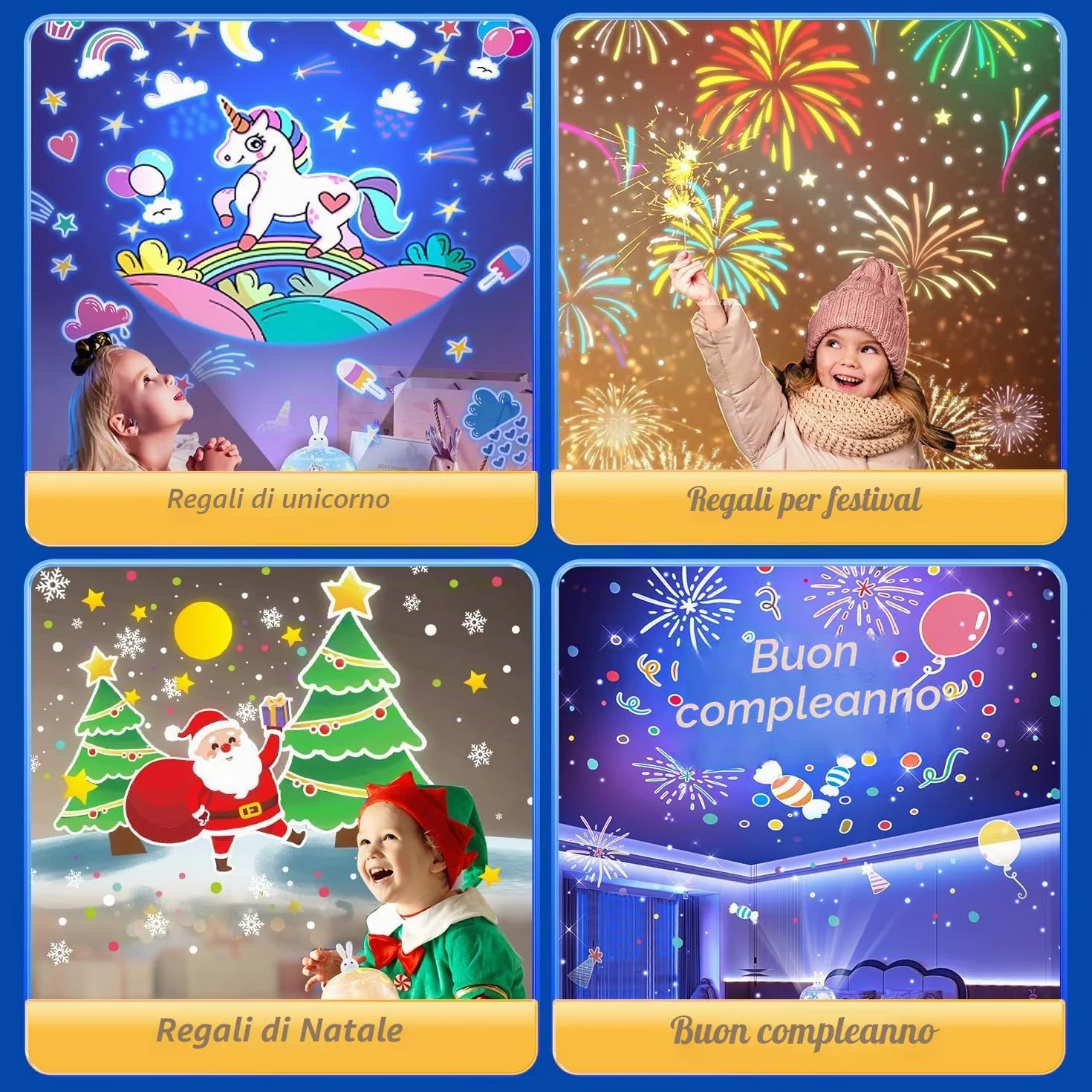 Proiettore Stelle Soffitto,315Colori+15Film Luce Notturna Bambini,Bluetooth Musica Carillon Neonati,Ricaricabile&Telecomando Gioco Bambino 1 2 3 4 5 anno,Regalo Neonato Regalo Bambina 1 2 3 4 5 6 anni