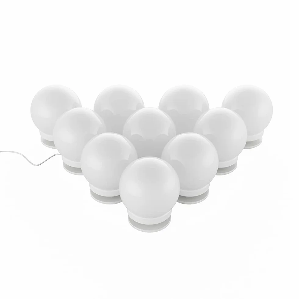Vicco Illuminazione della toeletta, Bianco, 400 cm