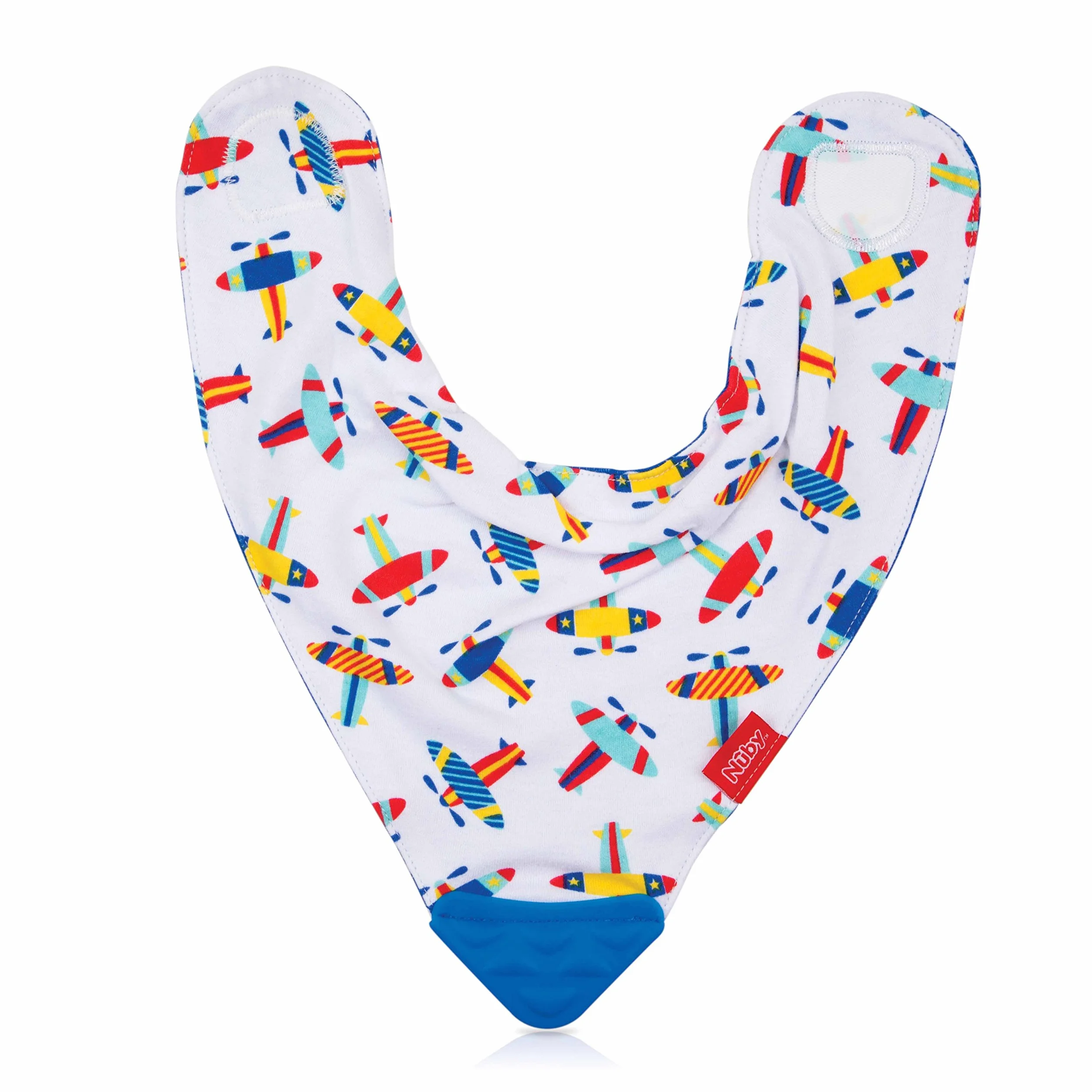 Nuby Bavaglino con Massaggiagengive Bandana ID4290 Modelli Assortiti