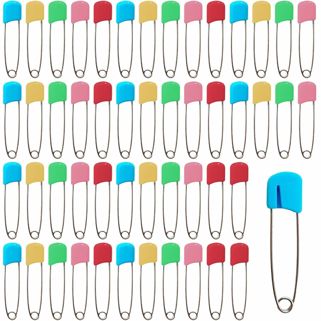 Spille da Balia Sicurezza per Bambini Colorate Multicolore per Pannolini e Vestiti