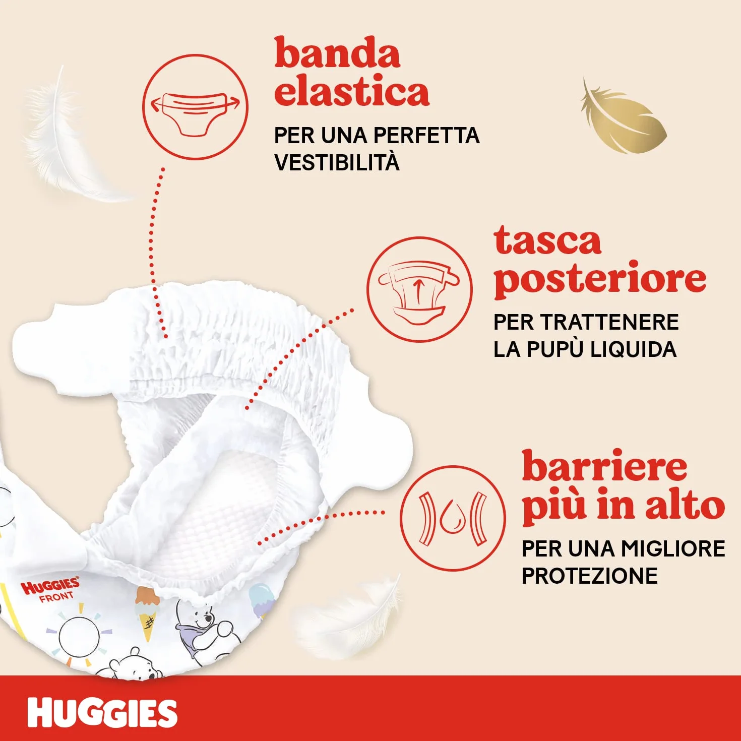 Huggies Extra Care Bebe Pannolini Taglia 1 (2-5Kg) Ipoallergenico 28 Pz