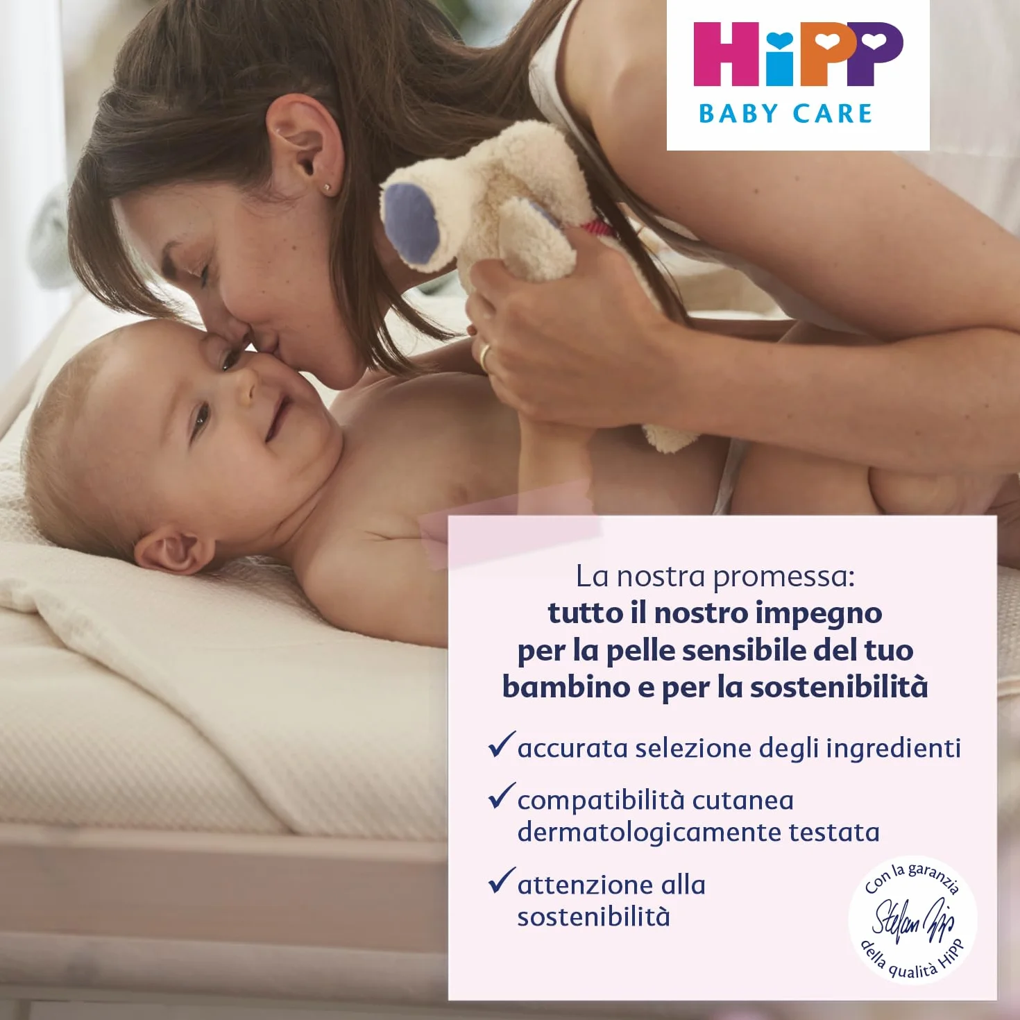 HiPP Salviette Neonato Umidificate Senza Plastica 15x48