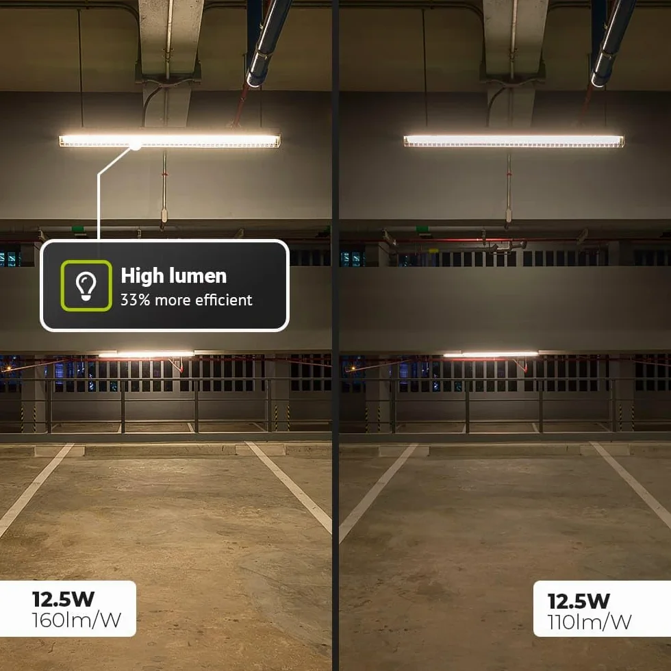 HOFTRONIC - Set di 5 tubi LED da 120 cm - 12,5 Watt 2000 lumen (160/mW) - T8 G13 Raccordo - 3000 K bianco caldo (830) - LED fluorescente senza sfarfallio - Tubo Neon