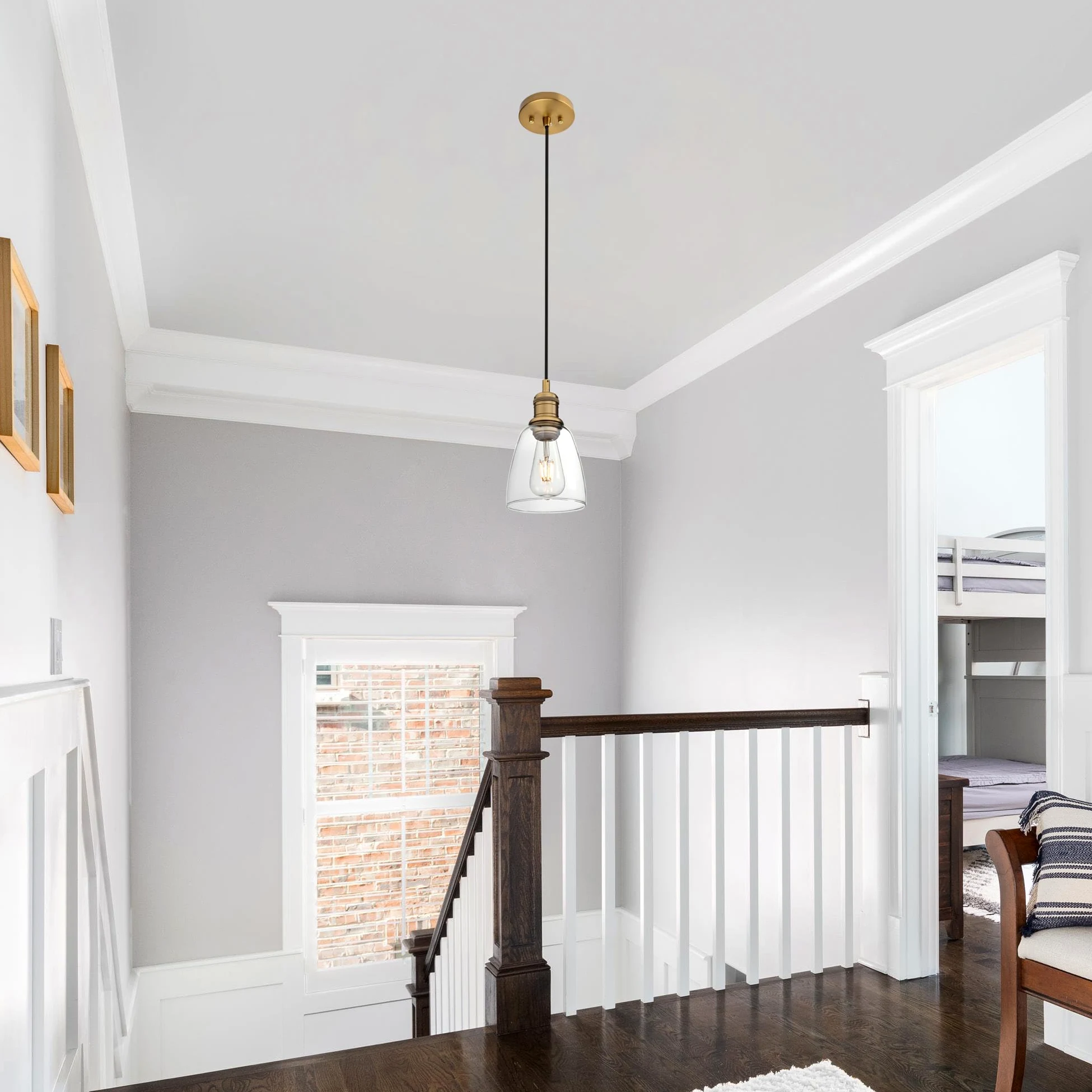 Luce a sospensione da soffitto in vetro industriale, lampada a sospensione antico da bar per l'isola della cucina, la sala da pranzo, il soggiorno, il corridoio, l'ingresso