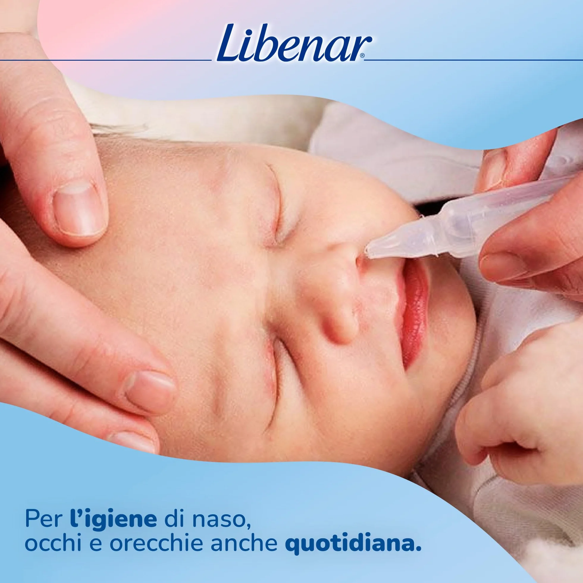 Libenar Soluzione Isotonica Fisiologica Salina 5 ml 85 Flaconcini per Detersione Naso Occhi Orecchie Inalazione Aerosol Neonati Bambini