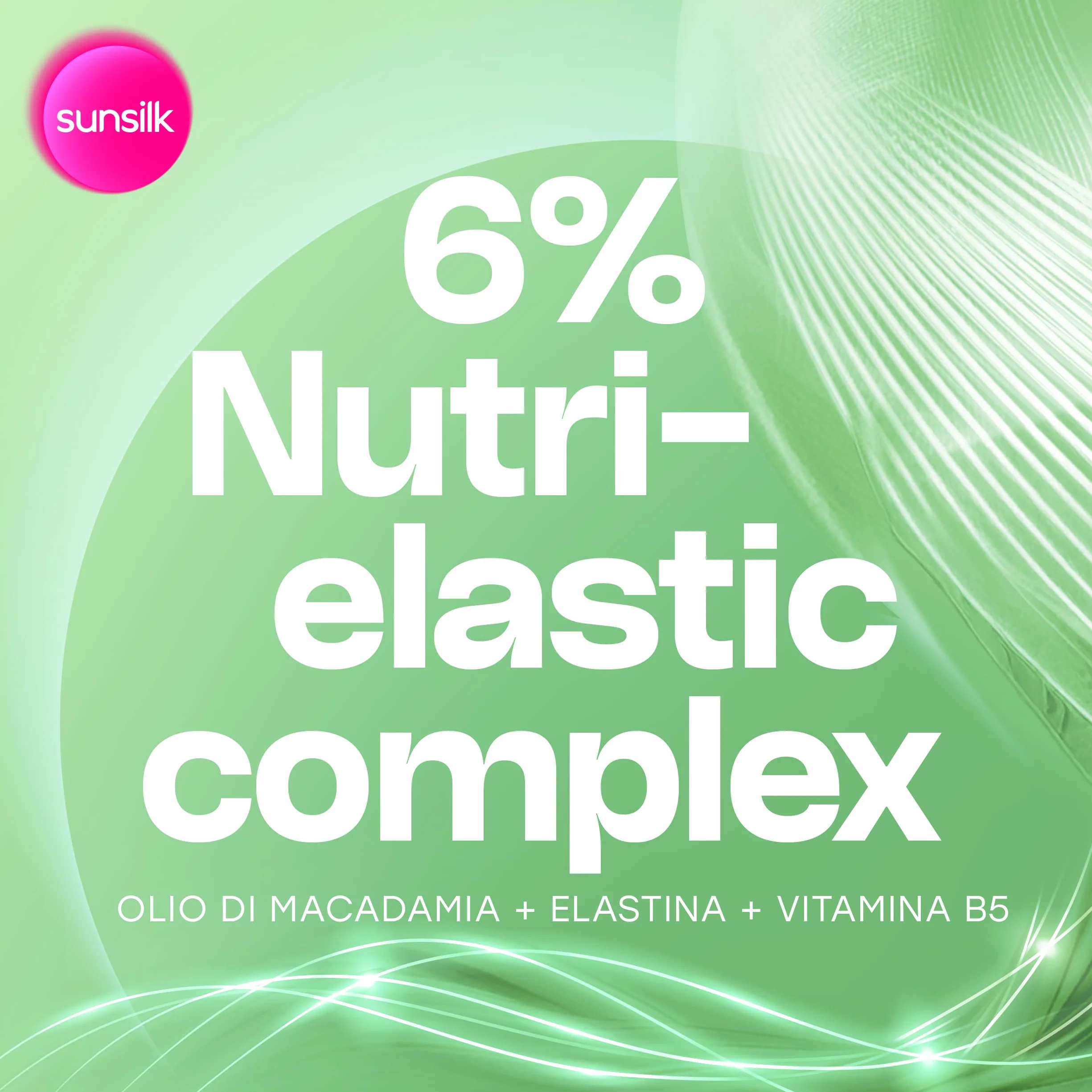 Sunsilk Shampoo Ricci da Sogno 250ml per Capelli Ricci Definiti ed Elastici con Olio di Macadamia, Elastina e Vitamina B5