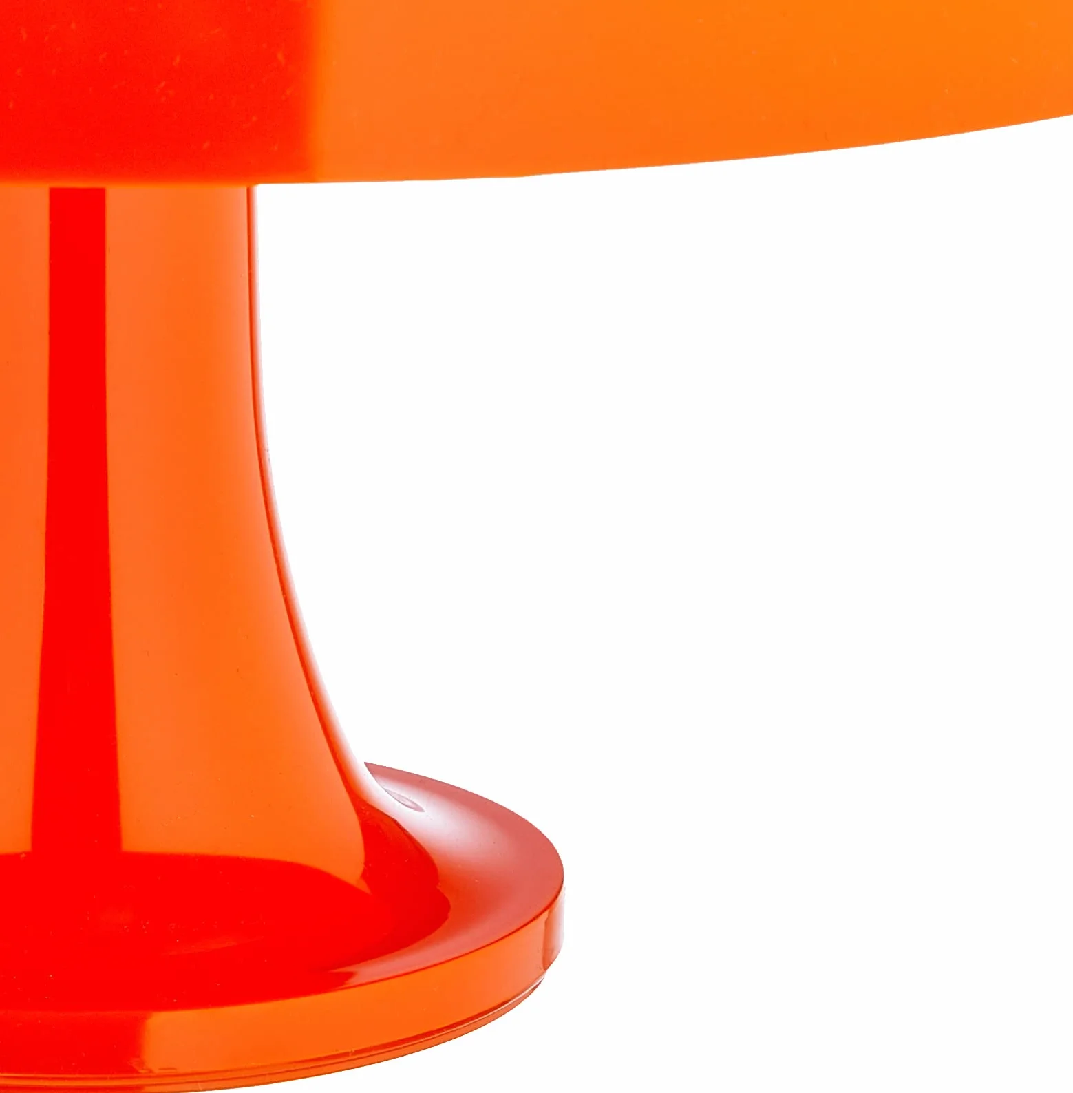 Artemide Nessino Lampada E14, 25 W, Policarbonato, Arancio, Ø 32 H 22.3 cm