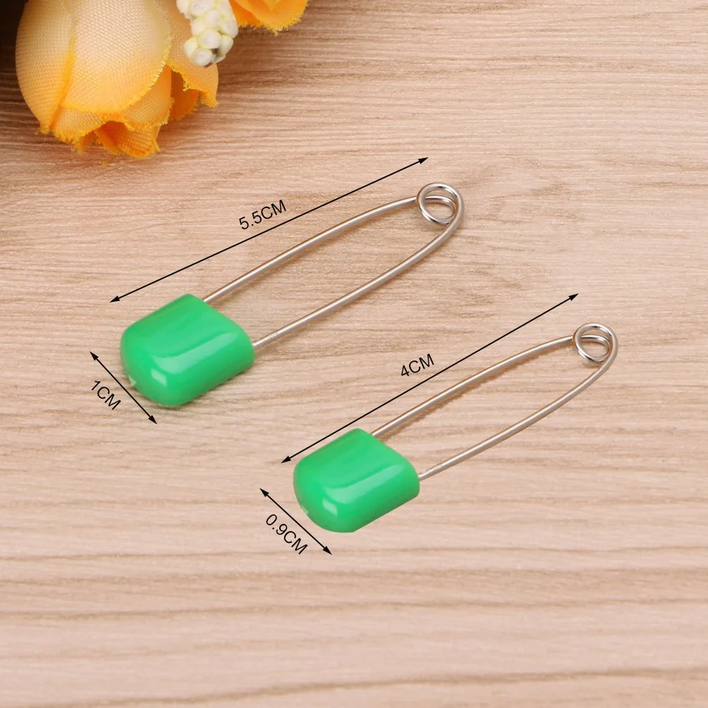Bambino Neonato Pannolino Spille di Blocco Sicurezza Colorate 7,6 cm 20szt