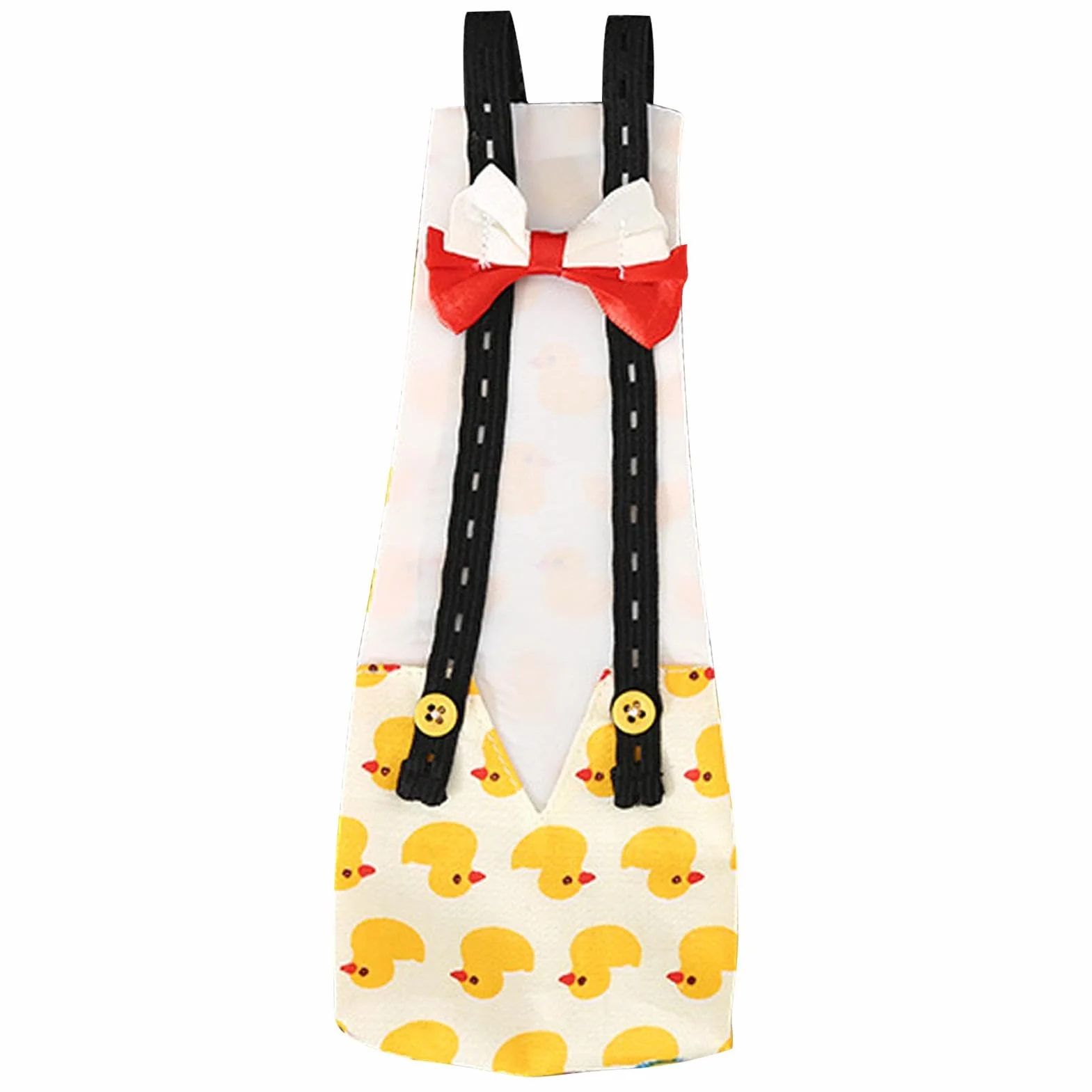 Pannolini per galline anatre riutilizzabili lavabili papillon tessuto stampato pollame domestico