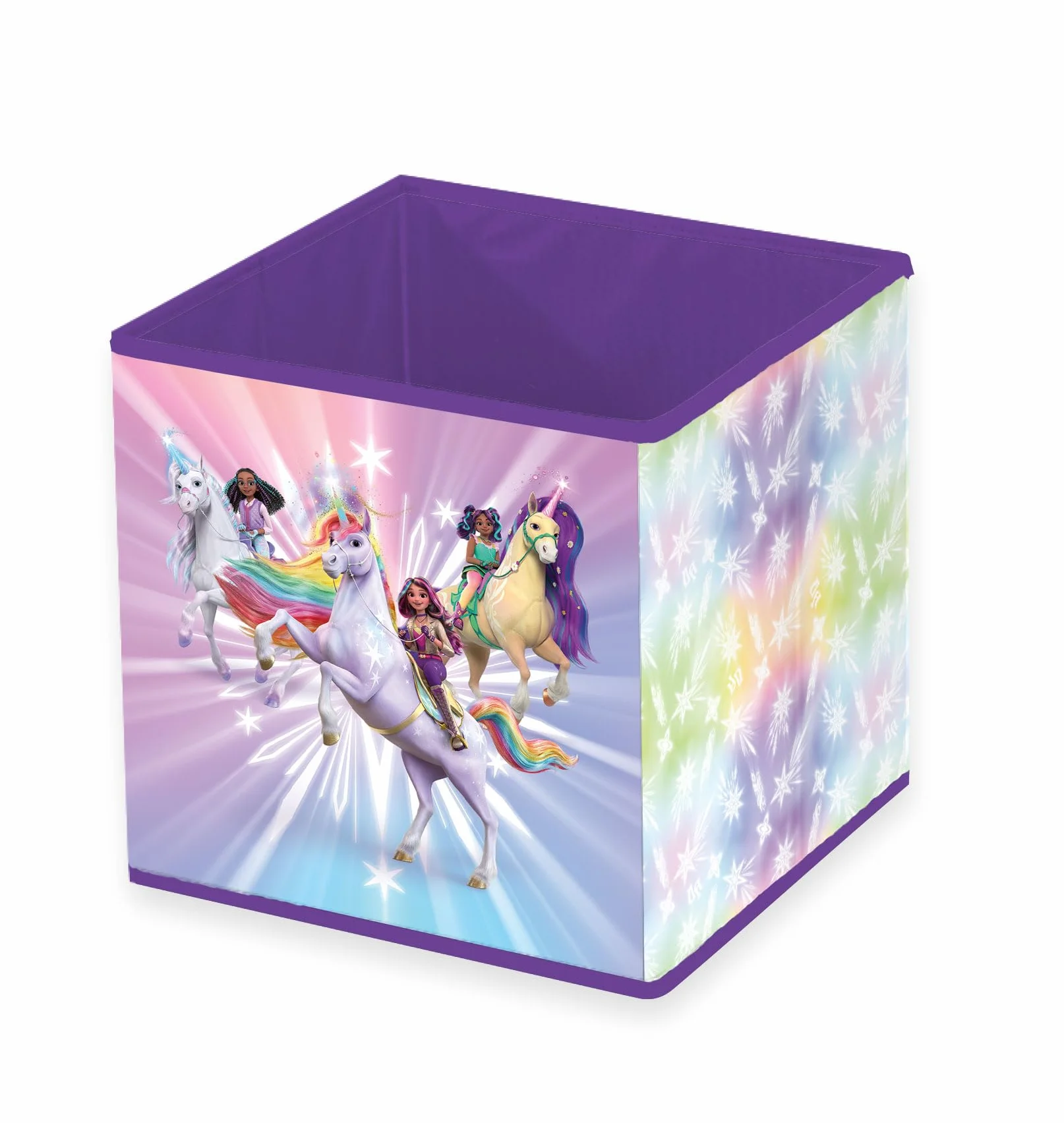 Herding Contenitore Portaoggetti Unicorn Academy 30 x 30 x 30 cm Polipropilene