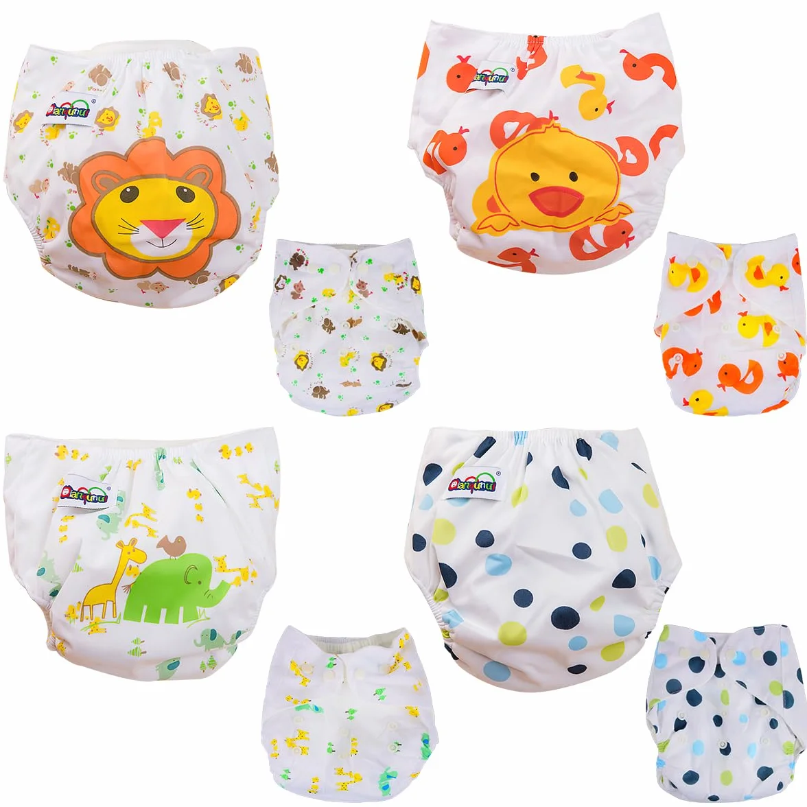 Pannolini Lavabili Inserti Pocket Elastico Regolabile Neonato Fodere Riutilizzabili