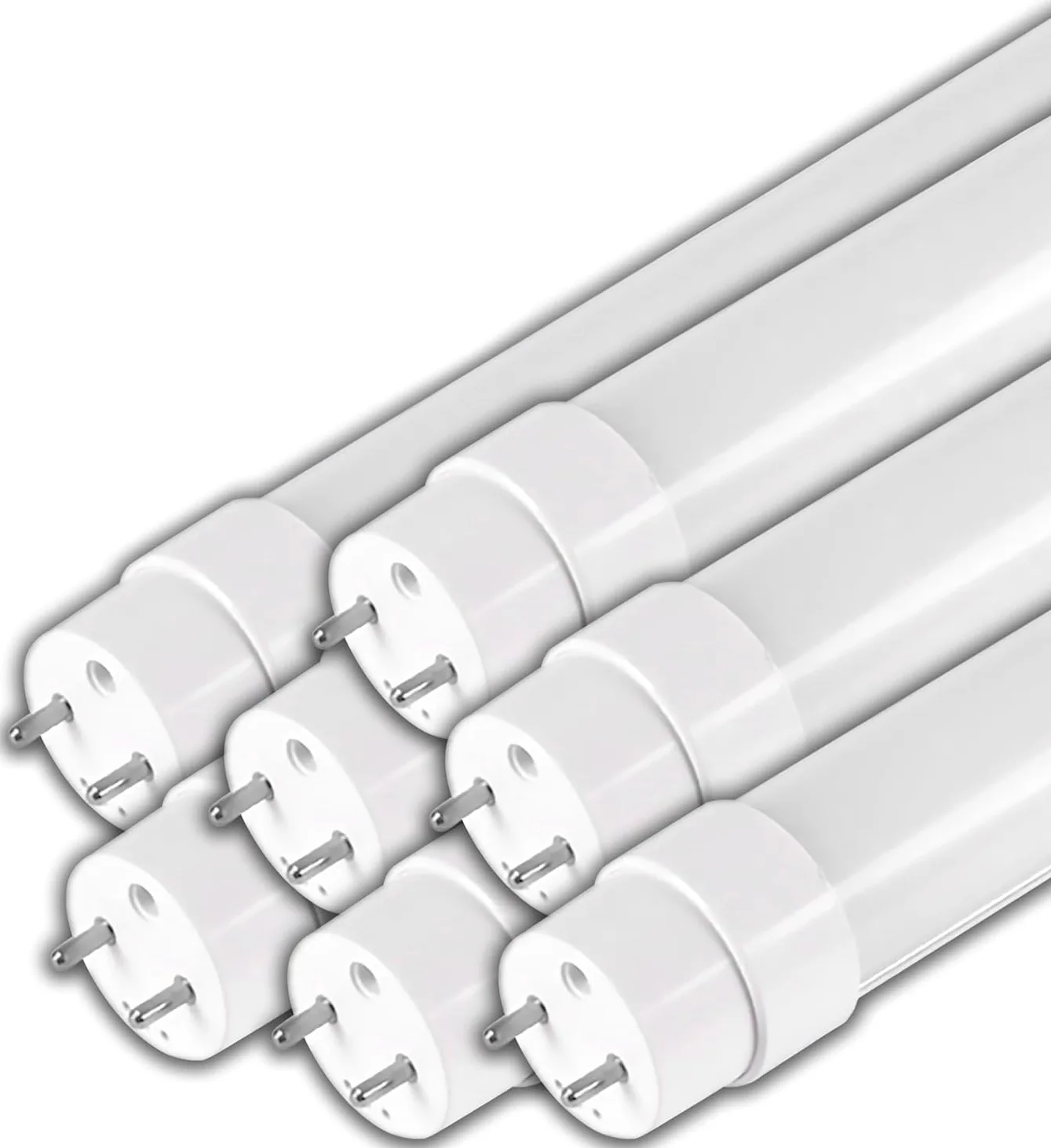 V-TAC 8x Tubi LED 150 CM con attacco G13 20W - 2100 Lumen - Chip Samsung - Tubi LED per Soffitto, Parete, Garage, Negozio - Tubo LED forma T8 - Sostituzione Neon - Luce 6500K Bianca Fredda