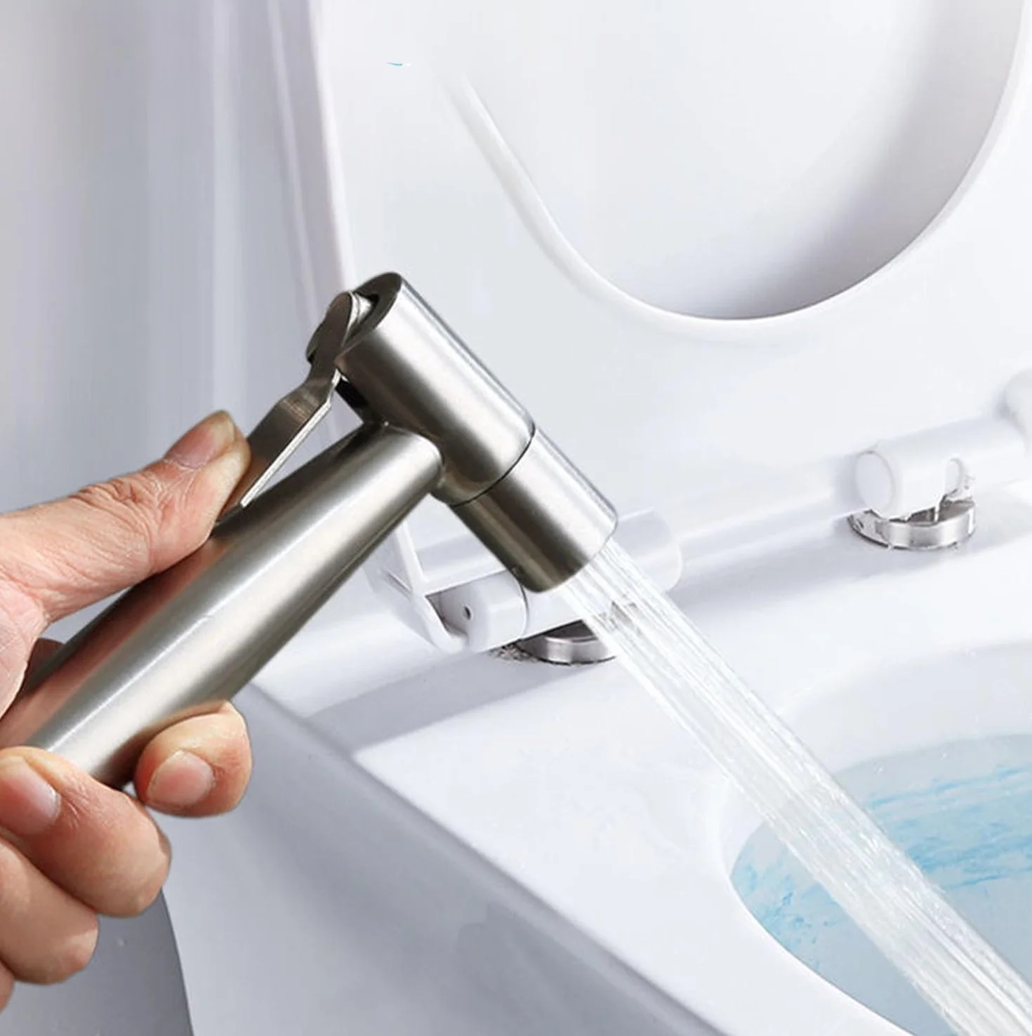 Spruzzatore per bidet a mano Doccetta WC 2 pezzi