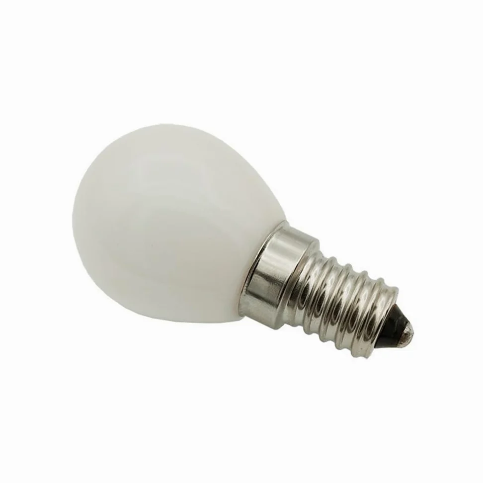HHF Illuminazione Domestica, Confezione da 50 lampadine a Sfera a LED, AC85-265V G35 E12/E14/B15/E17, 2W, luci Natalizie con Copertura lattiginosa(3000K Warm White,E12)