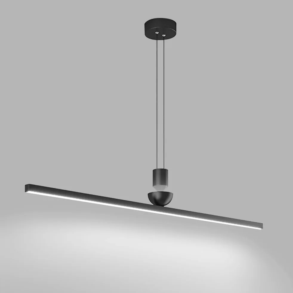 Moderna Lampada a Sospensione lineare a LED per soffitto, Lampada da Cucina Minimalista, Lampada a Sospensione a Striscia Lunga per Ufficio, Tavolo da Pranzo