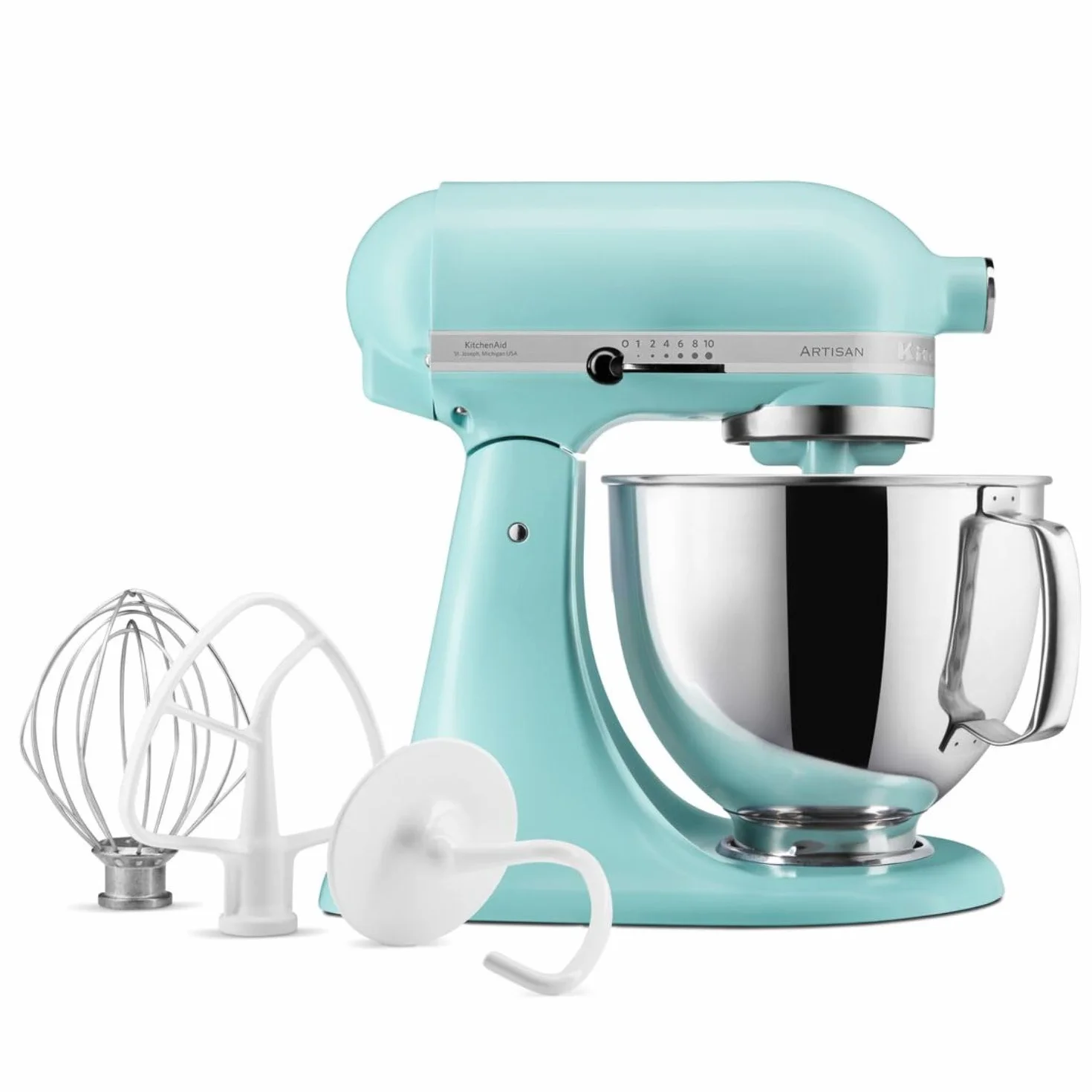 Kitchenaid Artisan Robot da Cucina 4.8 L con Testa Inclinabile e 3 Accessori Impastatrice