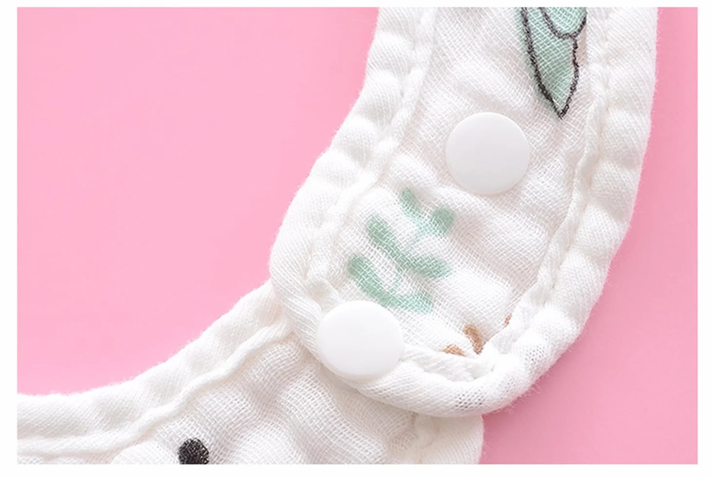 SLOSH Bavaglini Impermeabili Neonato Bandana Cotone Baby Pappa Morbidi Assorbenti Burp Lavabile
