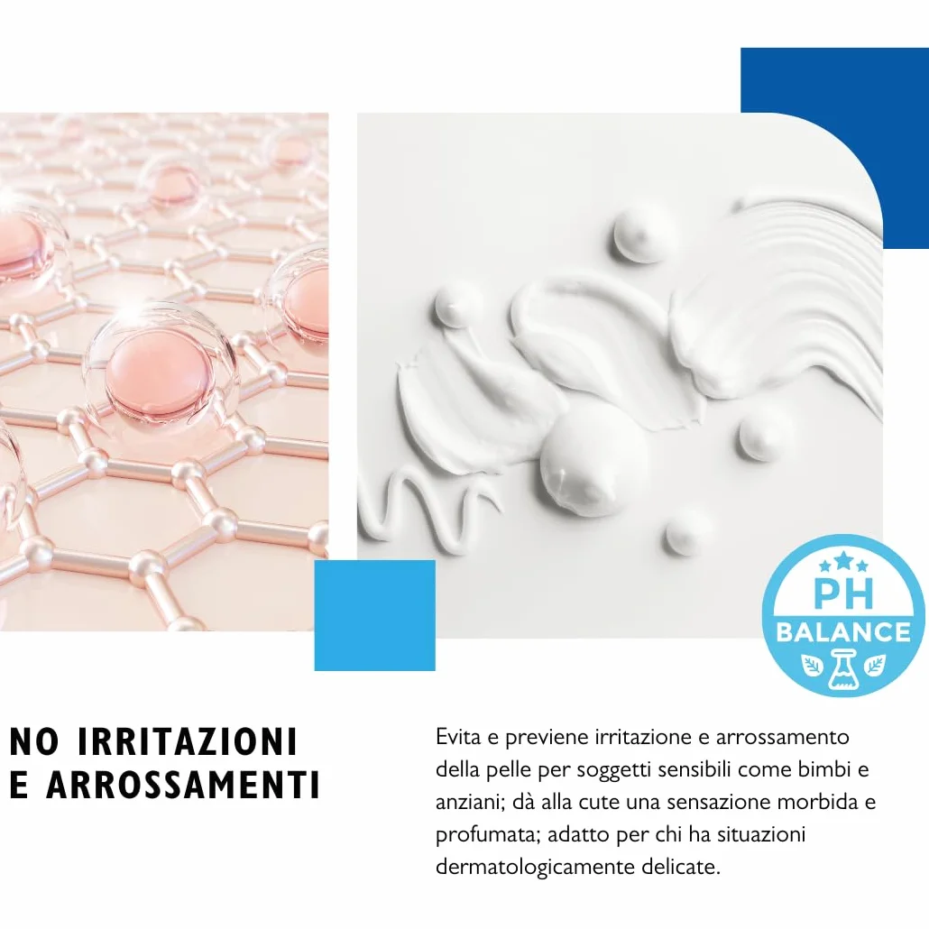 BioDerm Dermoliquido Detergente per Pelli Sensibili e Igiene Intima 1000 ml