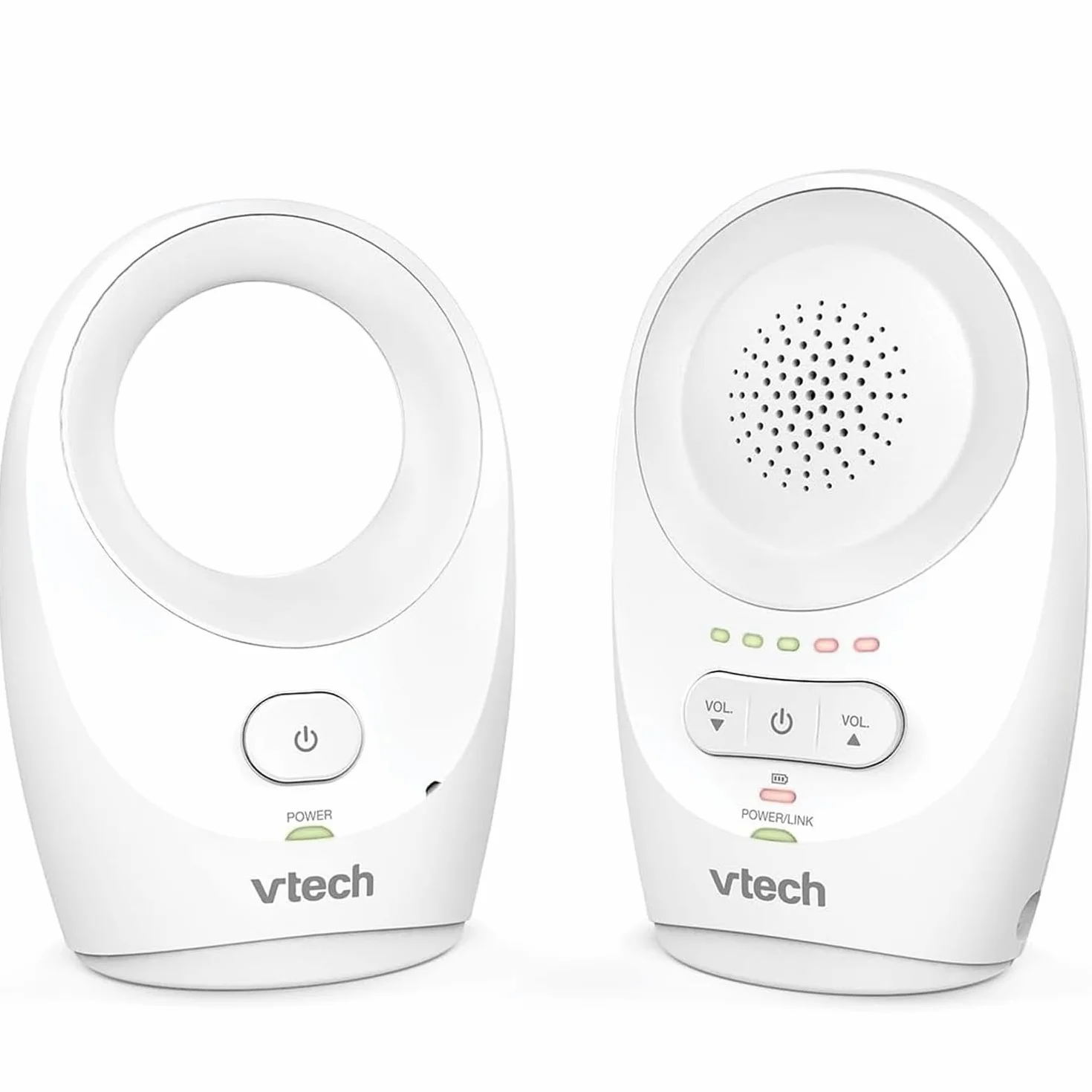 VTech DM1111 Digital Audio Baby Monitor DECT Monitor per Bambini con Rilevamento Livello Rumore e Clip Cintura