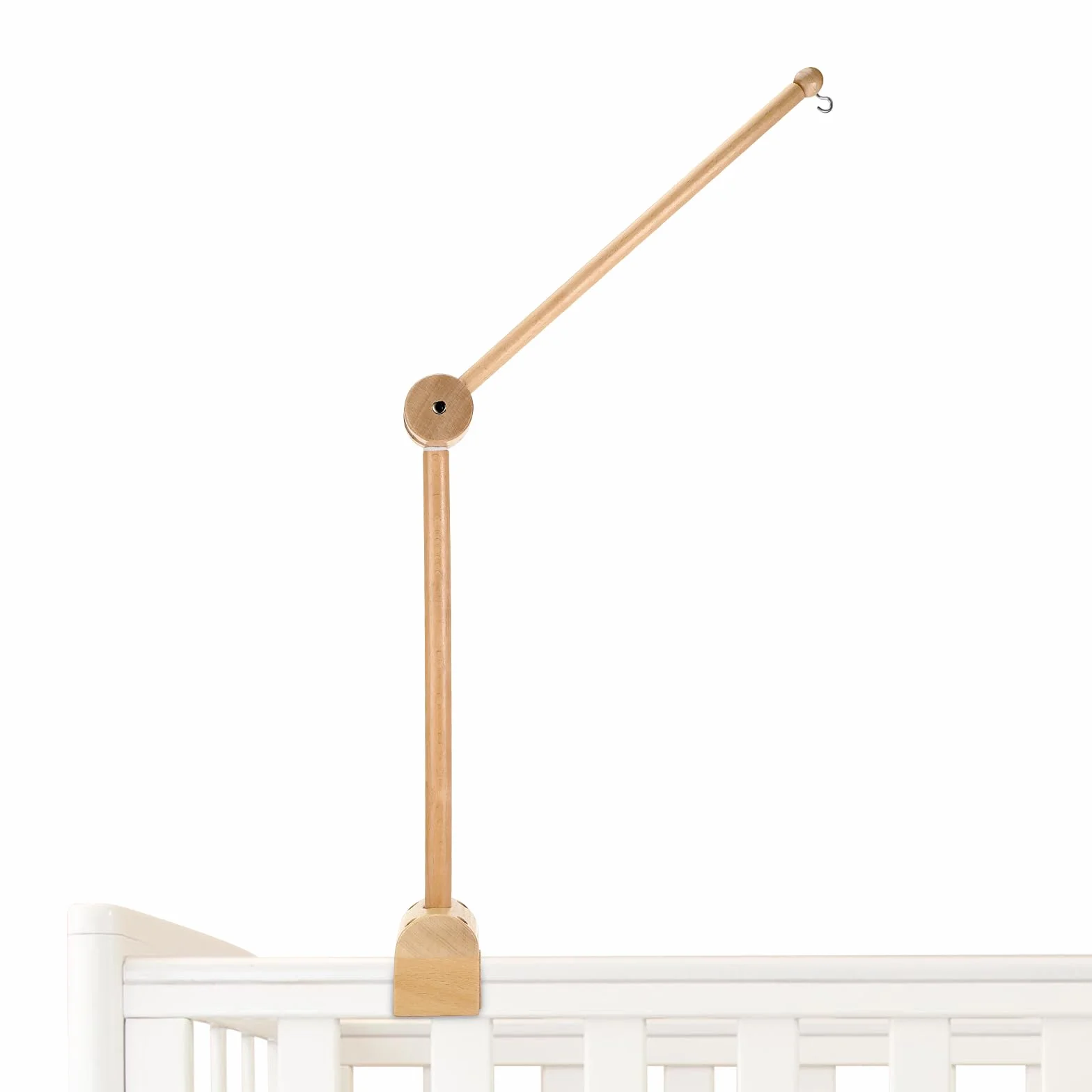 Collazoey Supporto Giostrina Lettino in Legno, regolabile in altezza, per cameretta bambini, lettini e fasciatoi