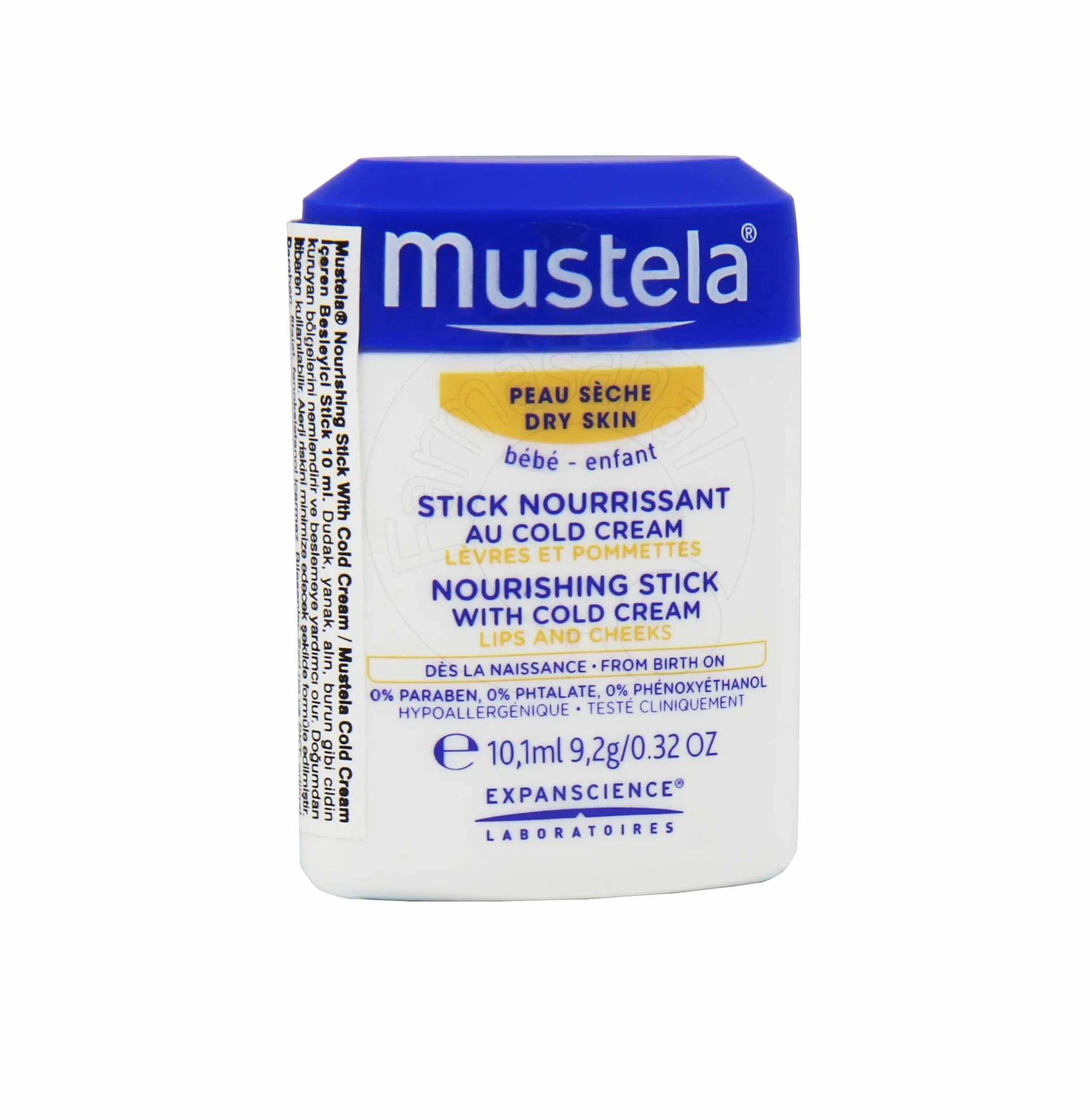 Mustella Stick Nutriente alla Cold Cream per Labbra e Guance 9.2 g