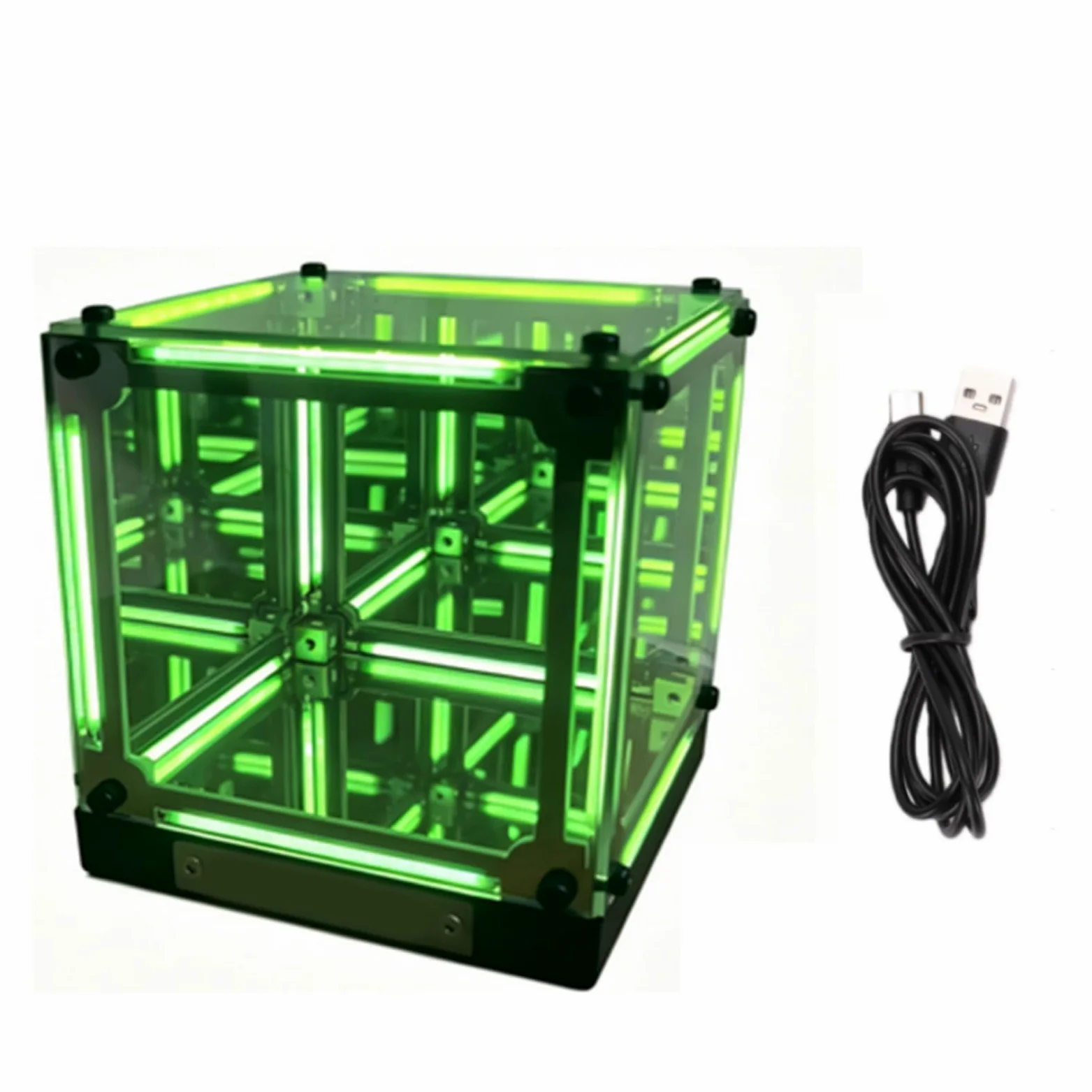 ViaGasaFamido Acrylic 4D Mood Night Light Stunning USB C Rechargeable