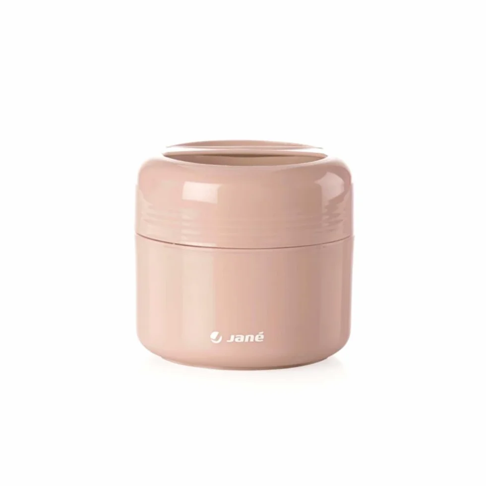 Jané Termos Bambini 550 ml Mantiene Caldo Freddo 4h Microonde Congelatore Senza BPA Rosa