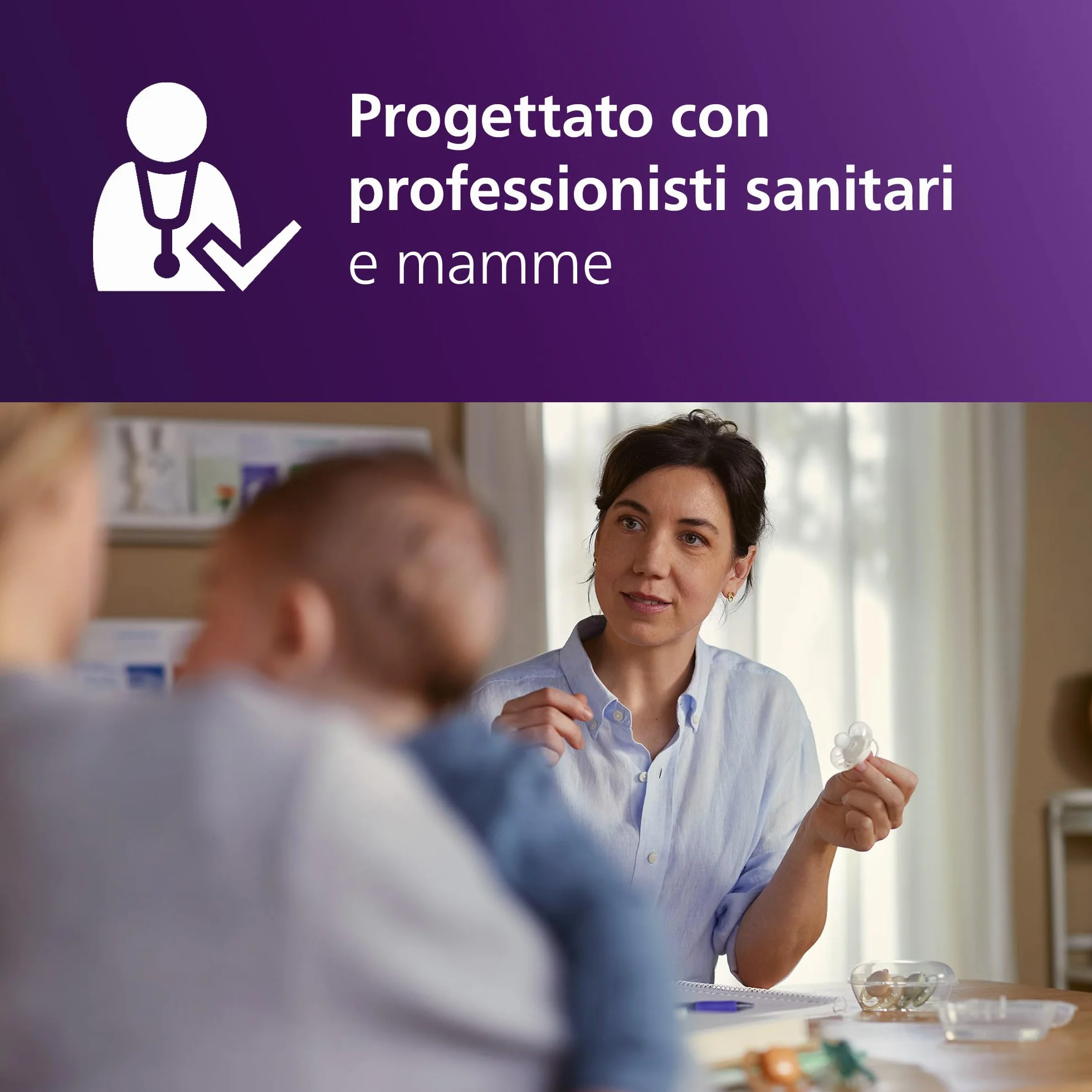 Philips Avent Ultra Soft Ciuccio ortodontico per neonati 0-6 mesi, silicone morbido, senza BPA, confezione da 2