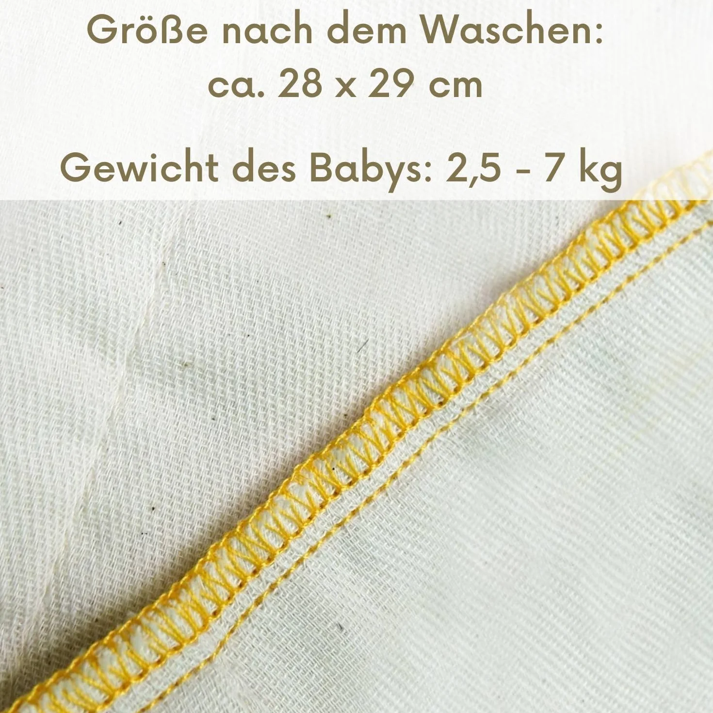 Avo + Cado Prefolds cotone biologico 1-10 pezzi pannolini stoffa 100% cotone non sbiancato Öko-Tex