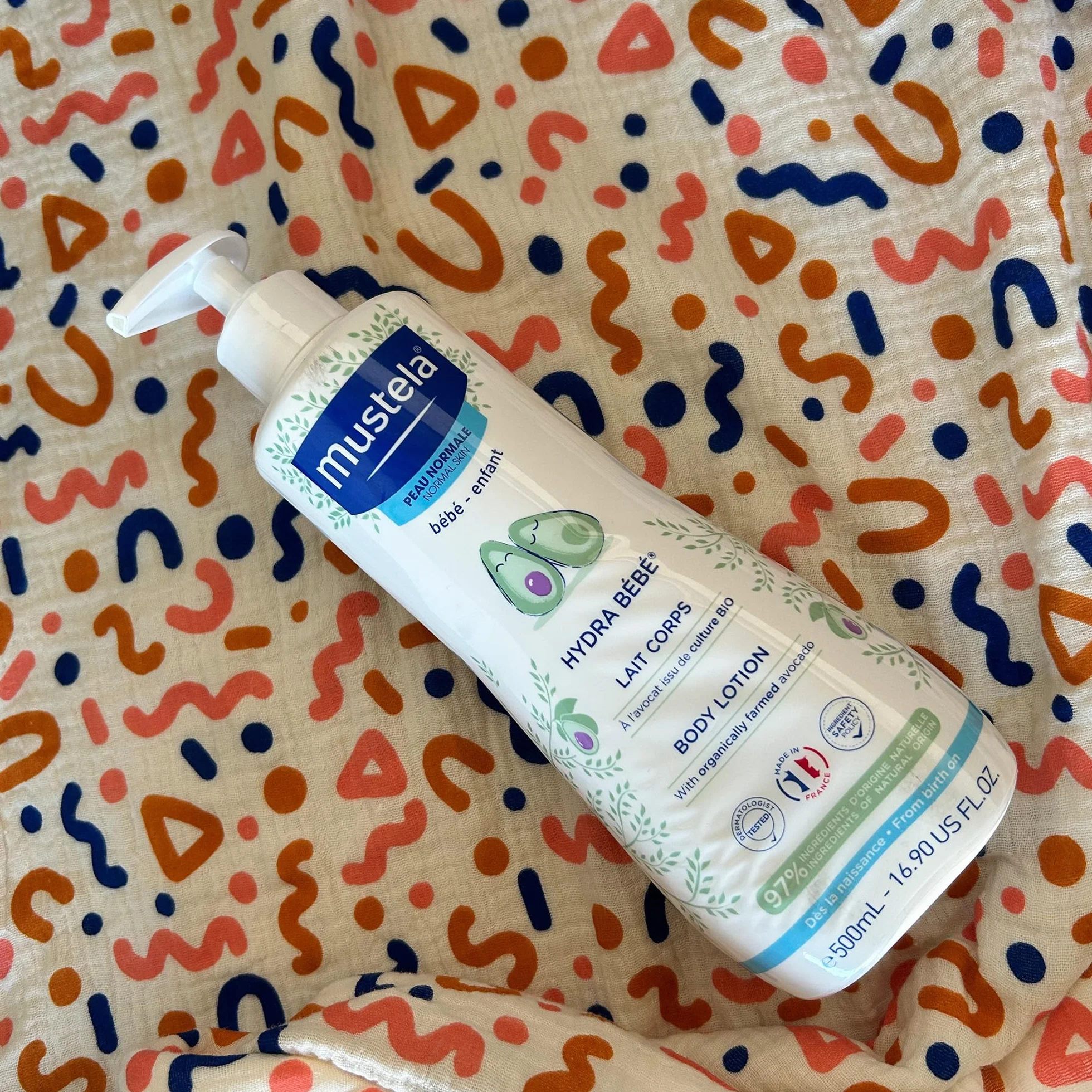 Mustela Hydra Bebè Latte Idratante per il Corpo Pelle Normale 500ml