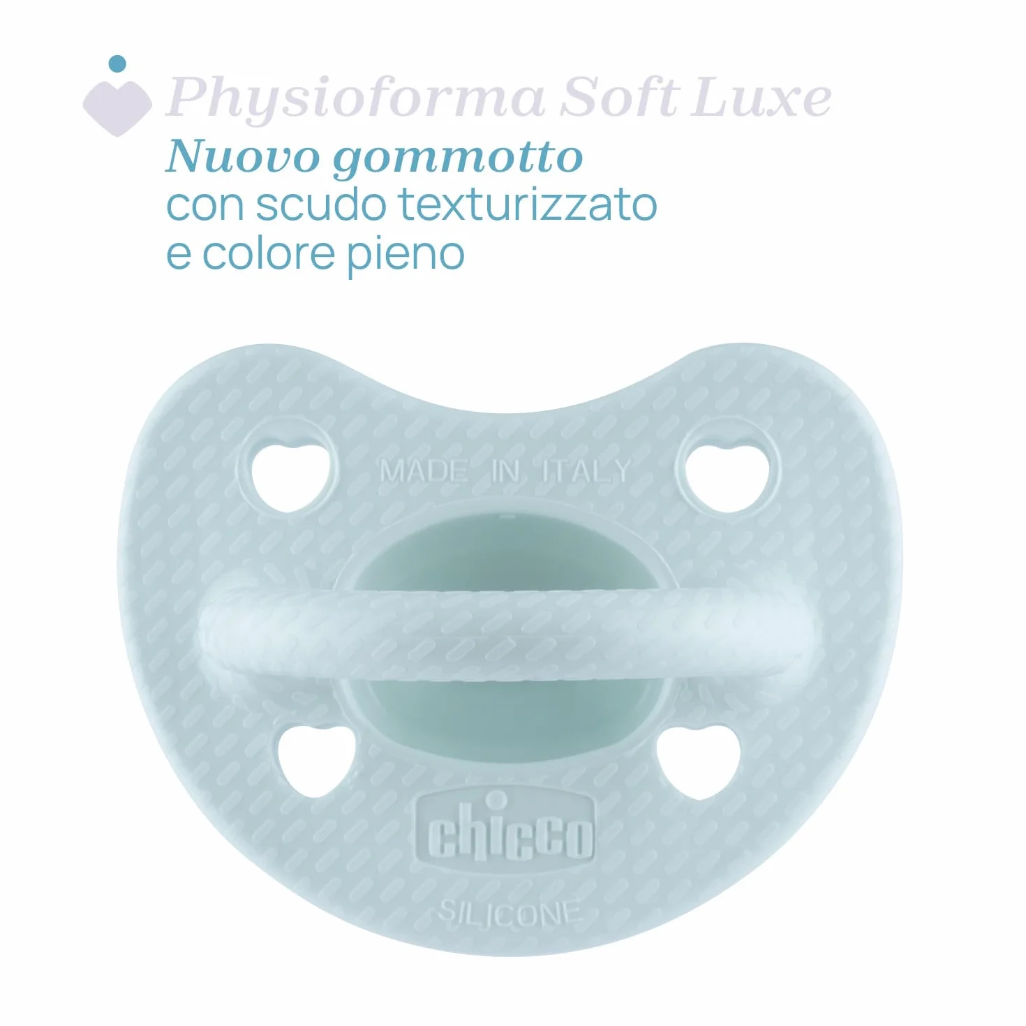 Chicco PhysioForma Set Gommotto Luxe Ciuccio in Silicone 16-36 Mesi 2 Pezzi Bimba