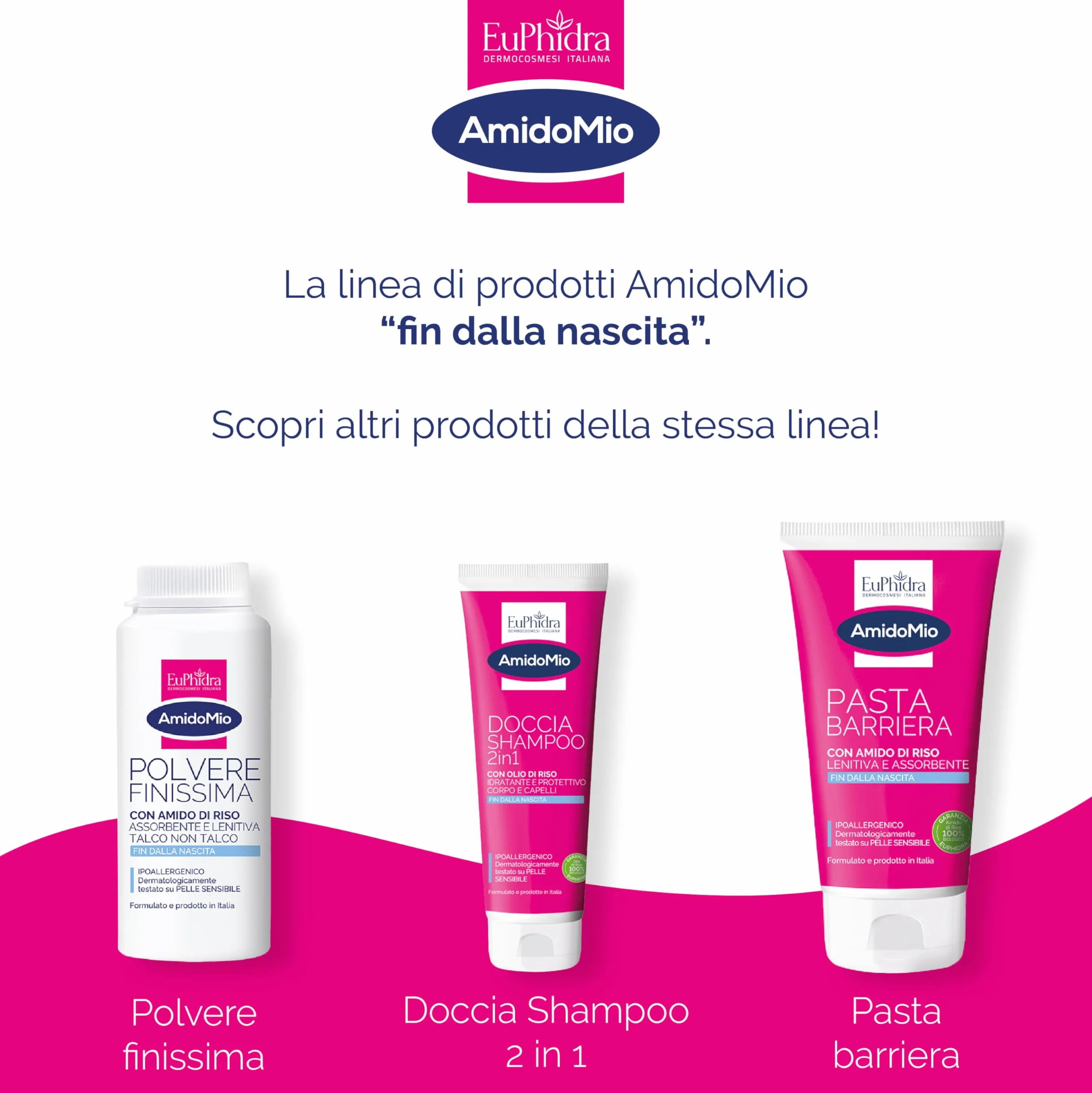Euphidra AmidoMio Dermo Detergente 0-5 anni 400 ml pelle sensibile